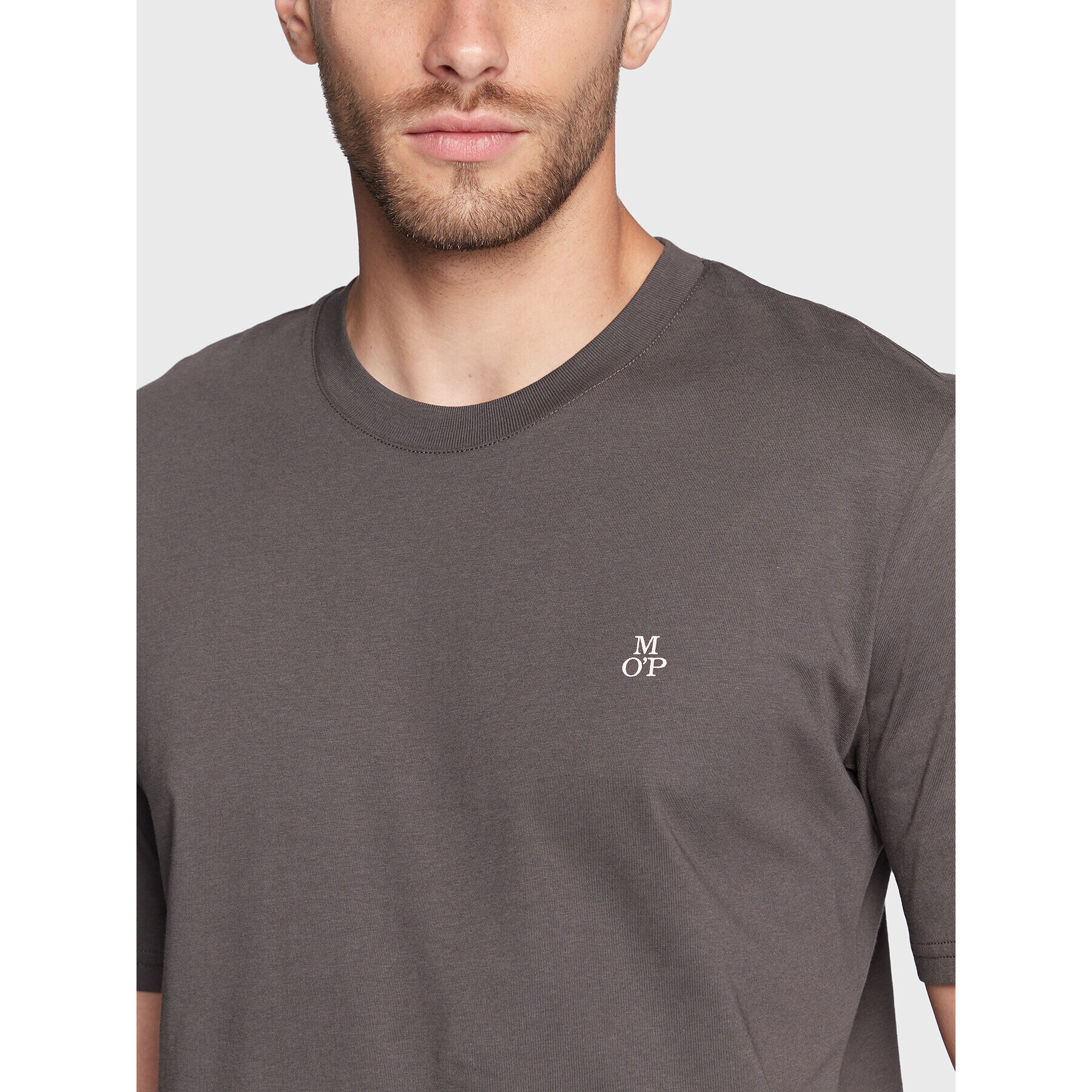 Marc O'Polo Тишърт B21 2012 51054 Сив Regular Fit - Pepit.bg