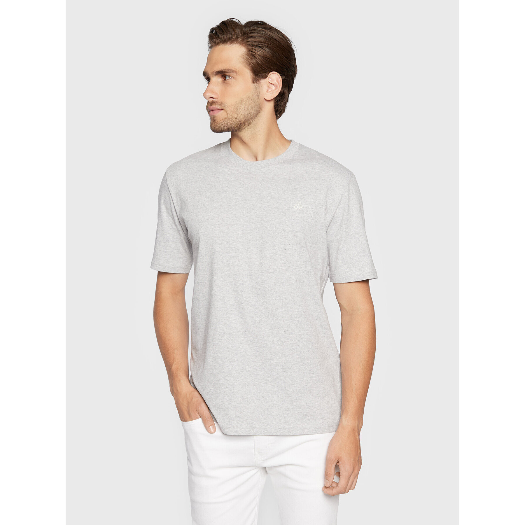 Marc O'Polo Тишърт B21 2012 51054 Сив Regular Fit - Pepit.bg
