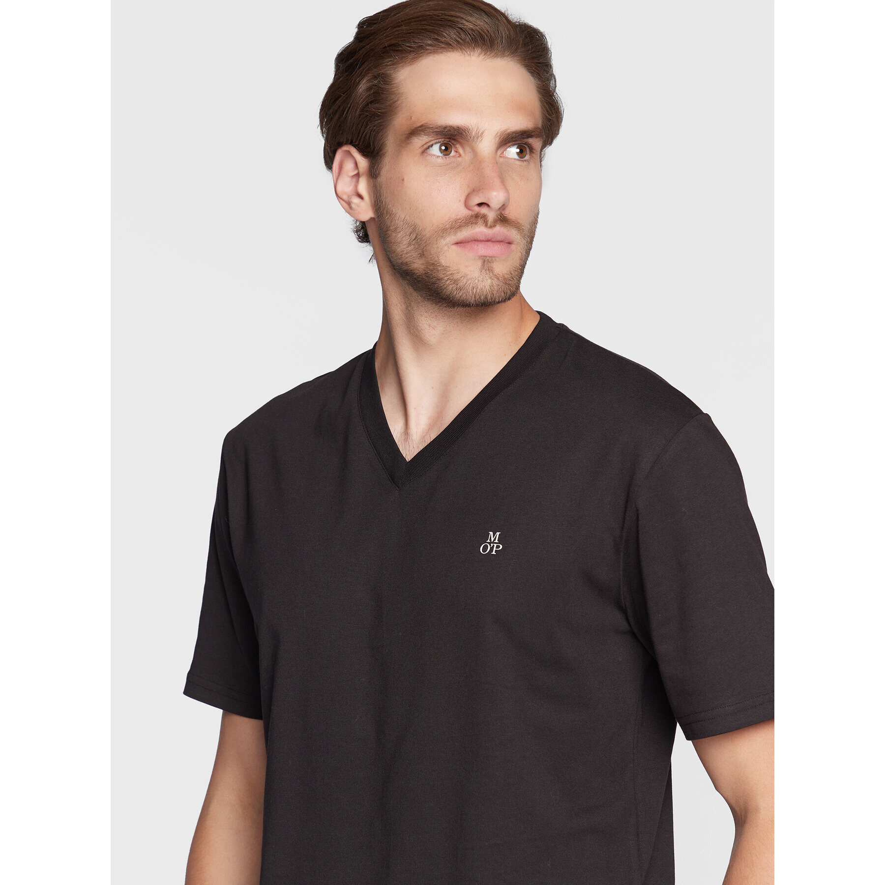 Marc O'Polo Тишърт B21 20125 1616 Черен Regular Fit - Pepit.bg