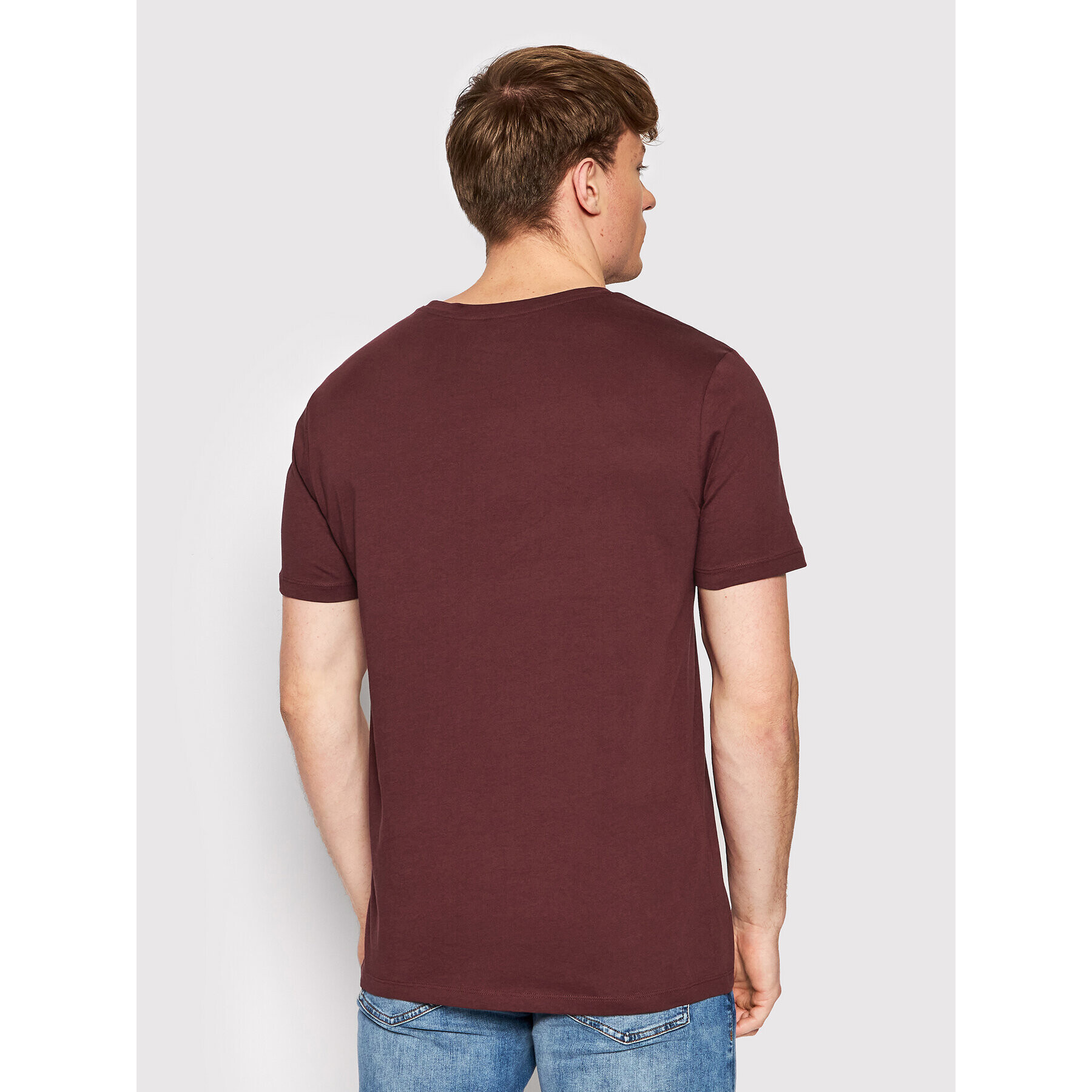 Marc O'Polo Тишърт B21 2220 51022 Бордо Shaped Fit - Pepit.bg