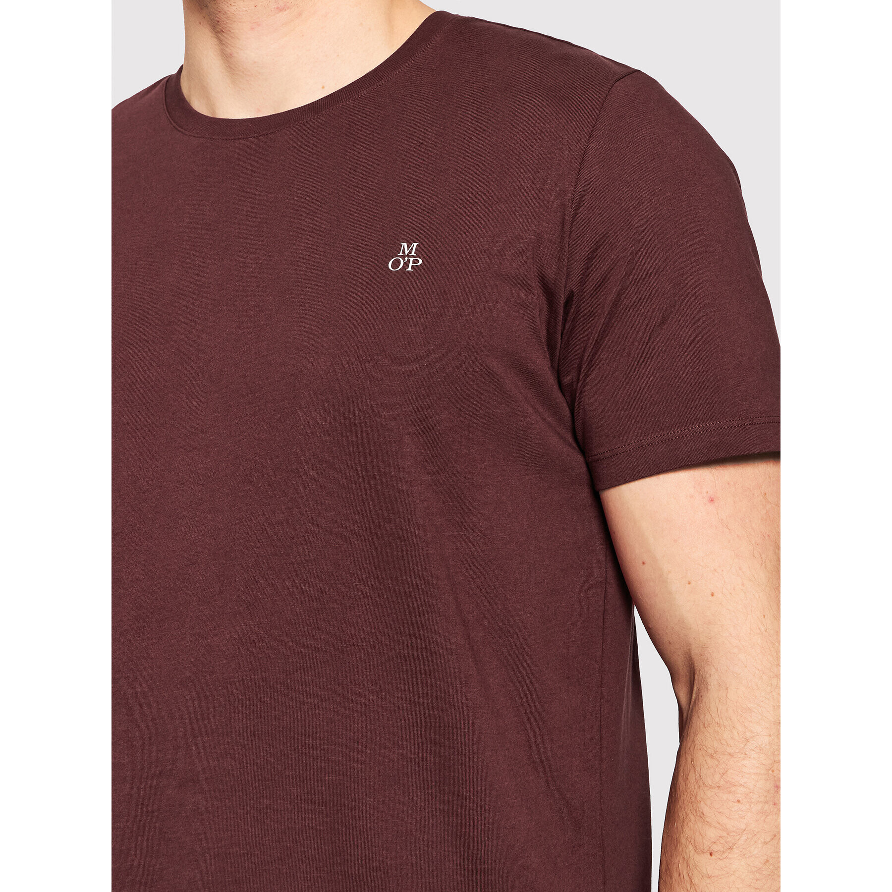 Marc O'Polo Тишърт B21 2220 51022 Бордо Shaped Fit - Pepit.bg