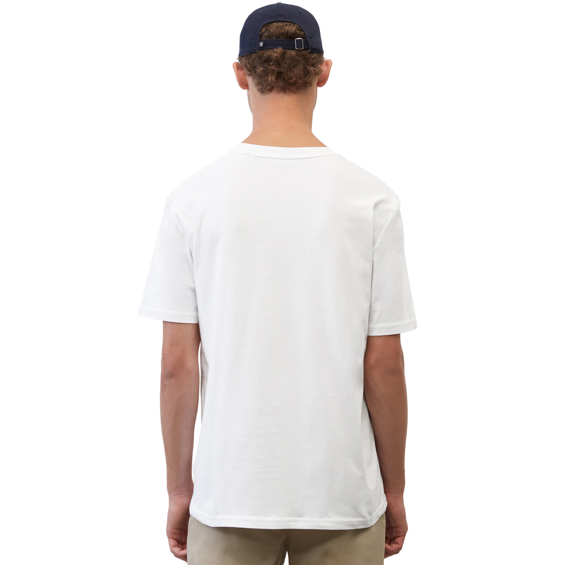 Marc O'Polo Тишърт B21201251052 Бял Regular Fit - Pepit.bg