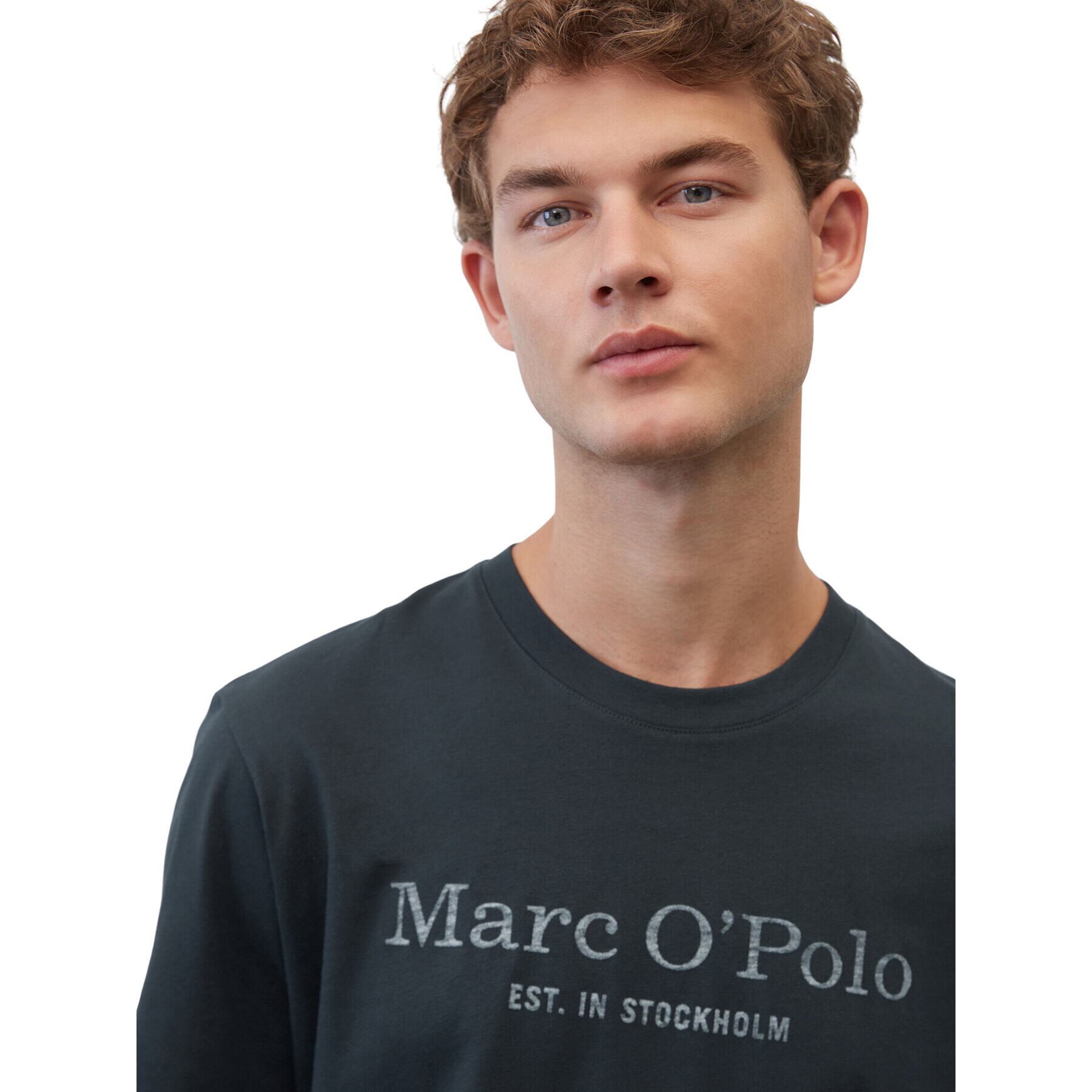 Marc O'Polo Тишърт B21201251052 Син Regular Fit - Pepit.bg