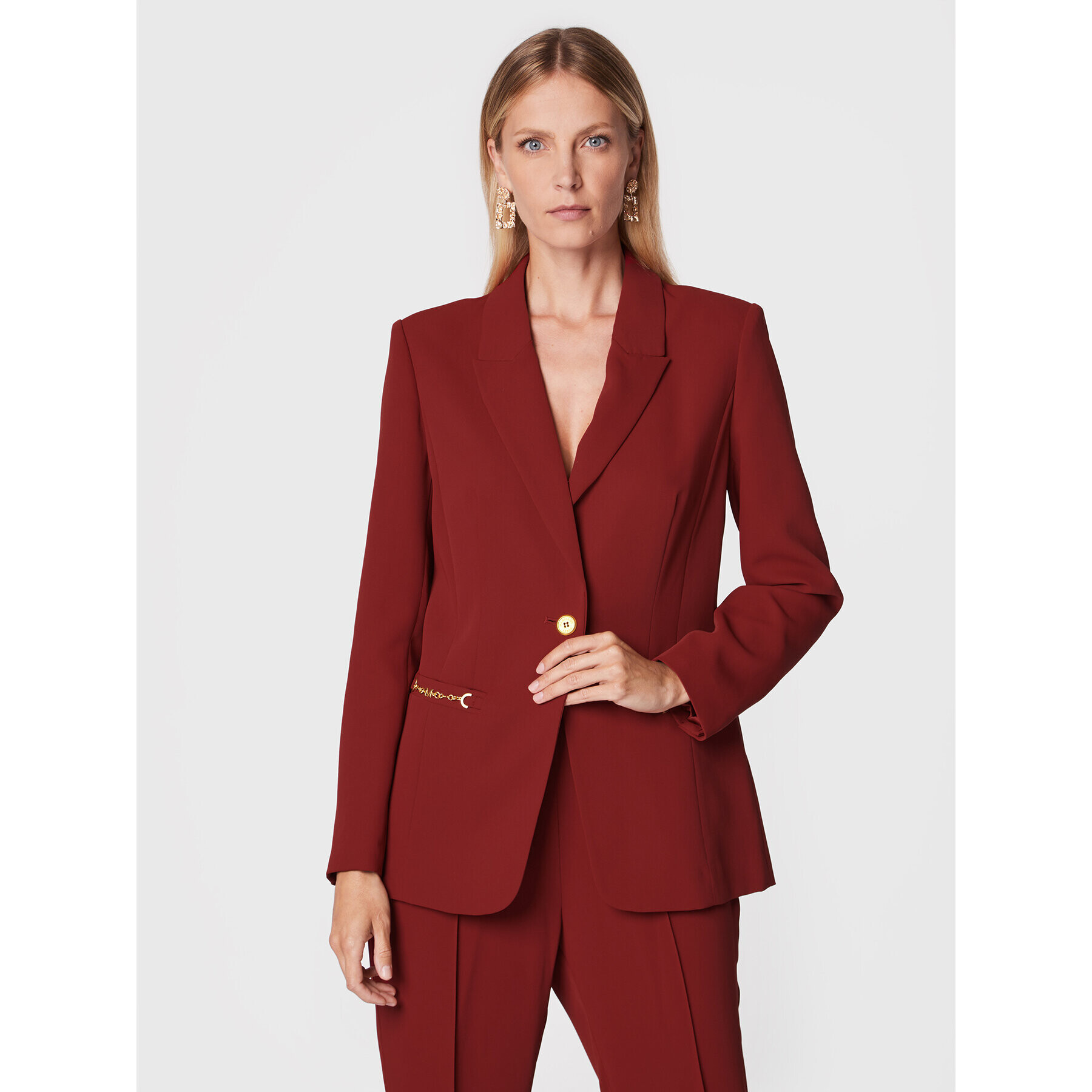 Marciano Guess Блейзър 2BGN03 9630Z Червен Regular Fit - Pepit.bg