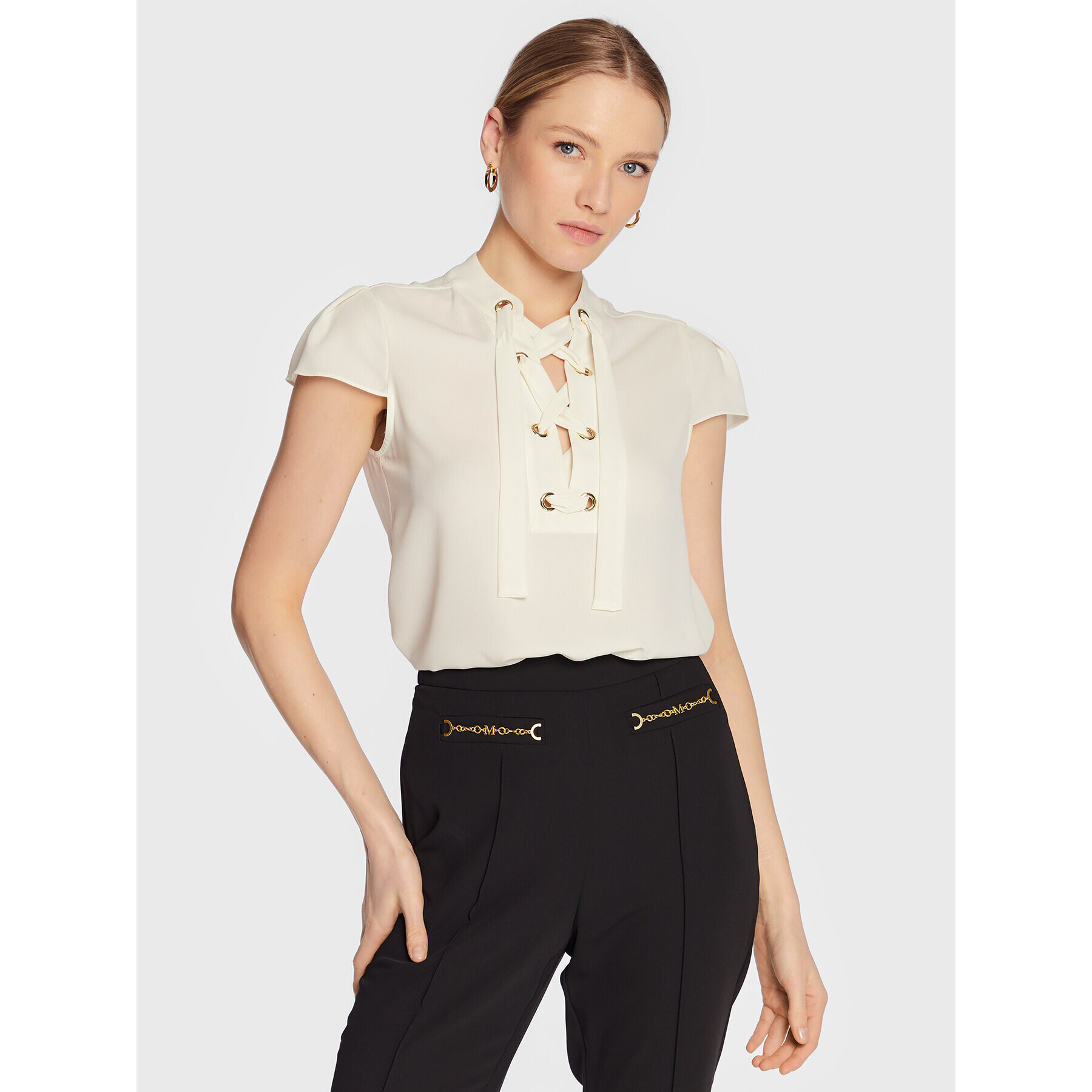 Marciano Guess Блуза 3GGH07 8592Z Екрю Regular Fit - Pepit.bg