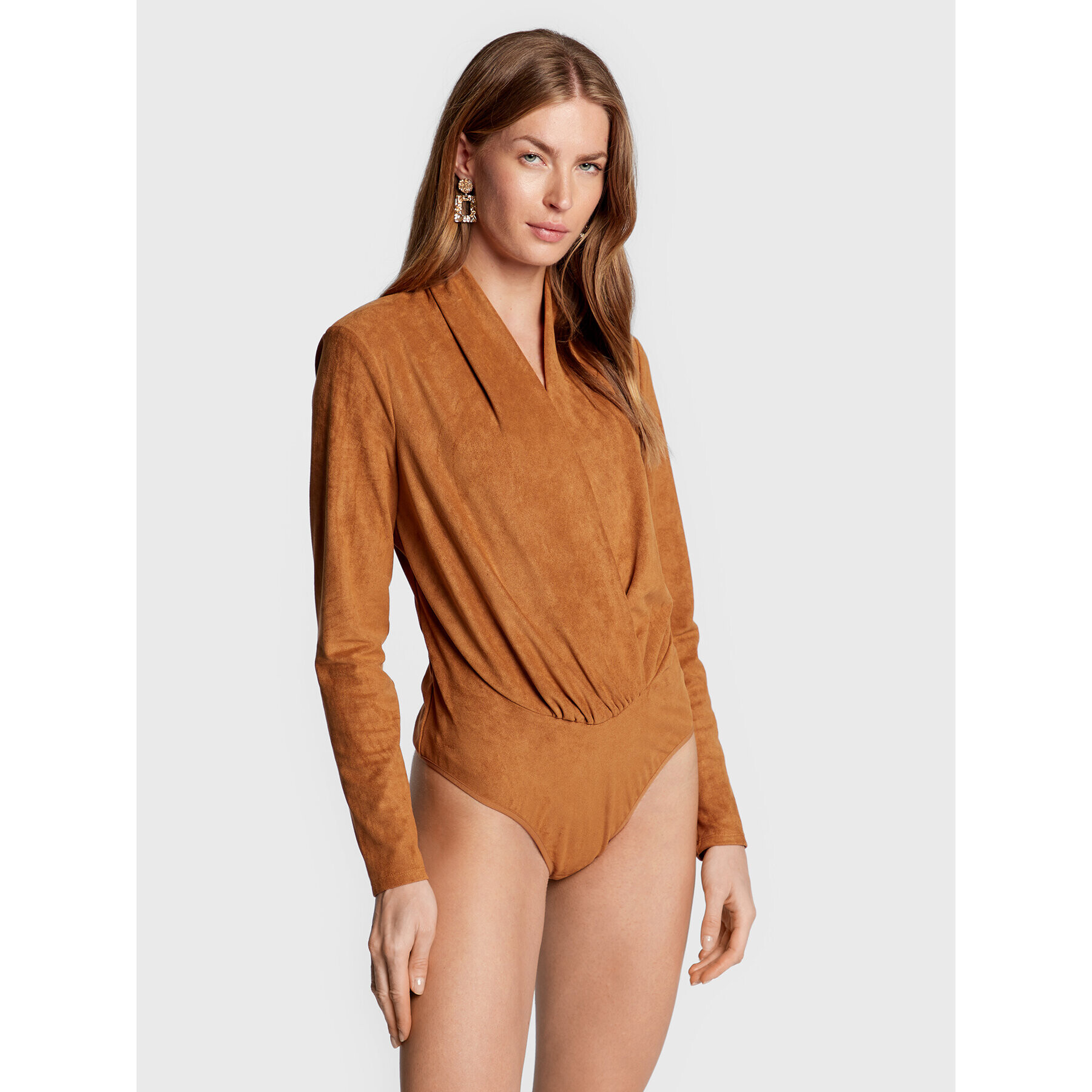 Marciano Guess Боди Hudson 2BGH20 9688Z Кафяв Regular Fit - Pepit.bg