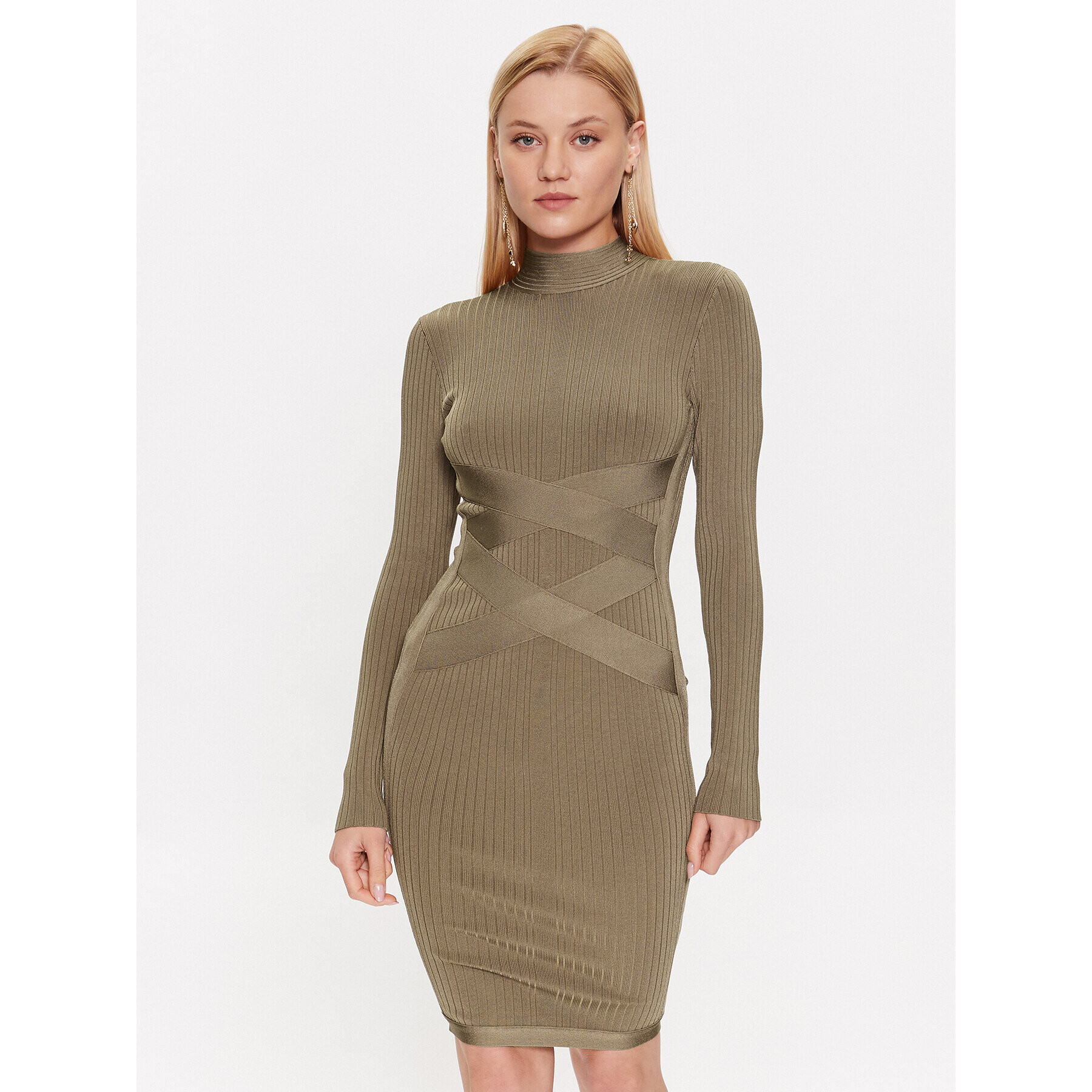 Marciano Guess Ежедневна рокля 3YGK37 5036Z Червен Bodycon Fit - Pepit.bg