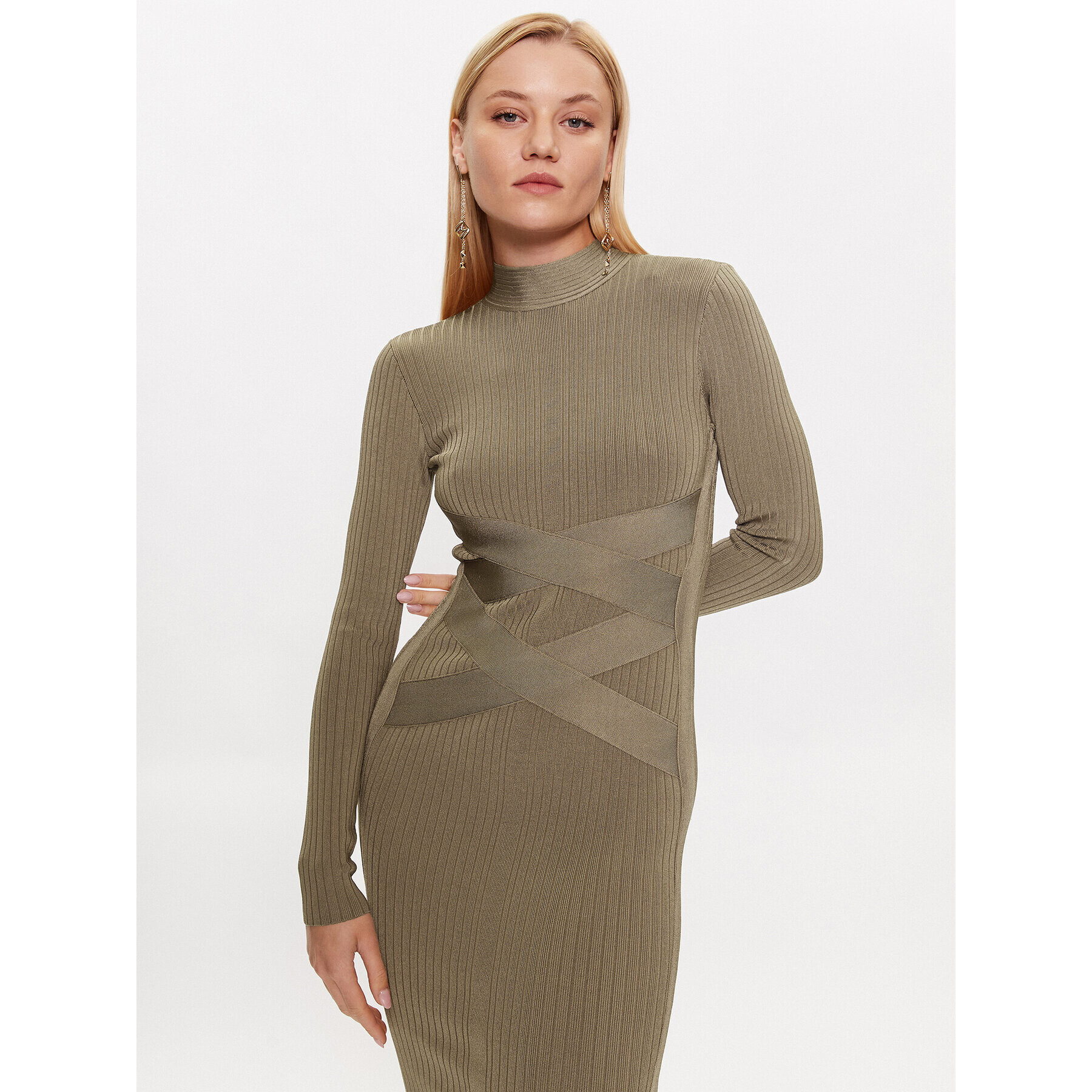 Marciano Guess Ежедневна рокля 3YGK37 5036Z Червен Bodycon Fit - Pepit.bg