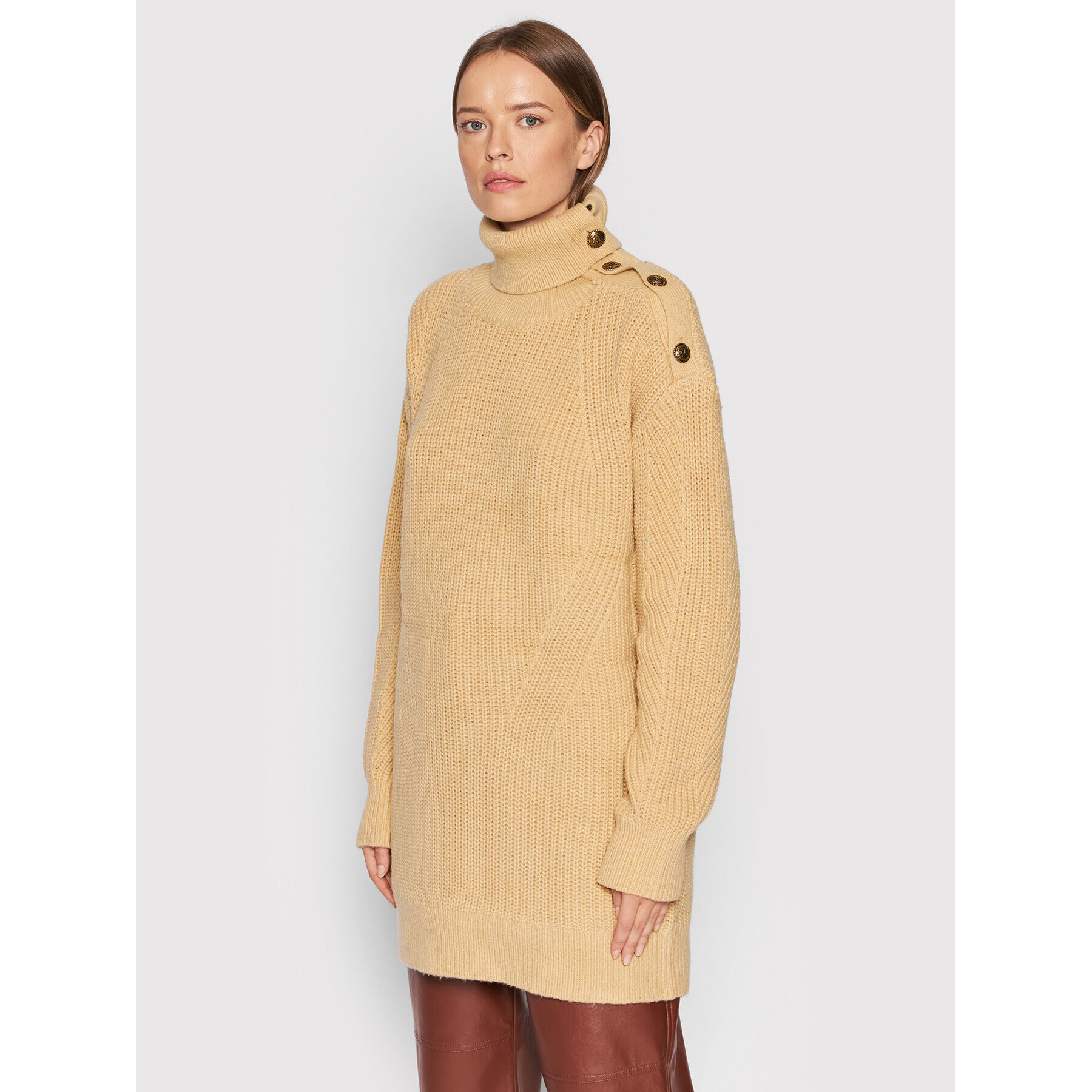 Marciano Guess Поло Doris 1BGR03 5654Z Кафяв Regular Fit - Pepit.bg