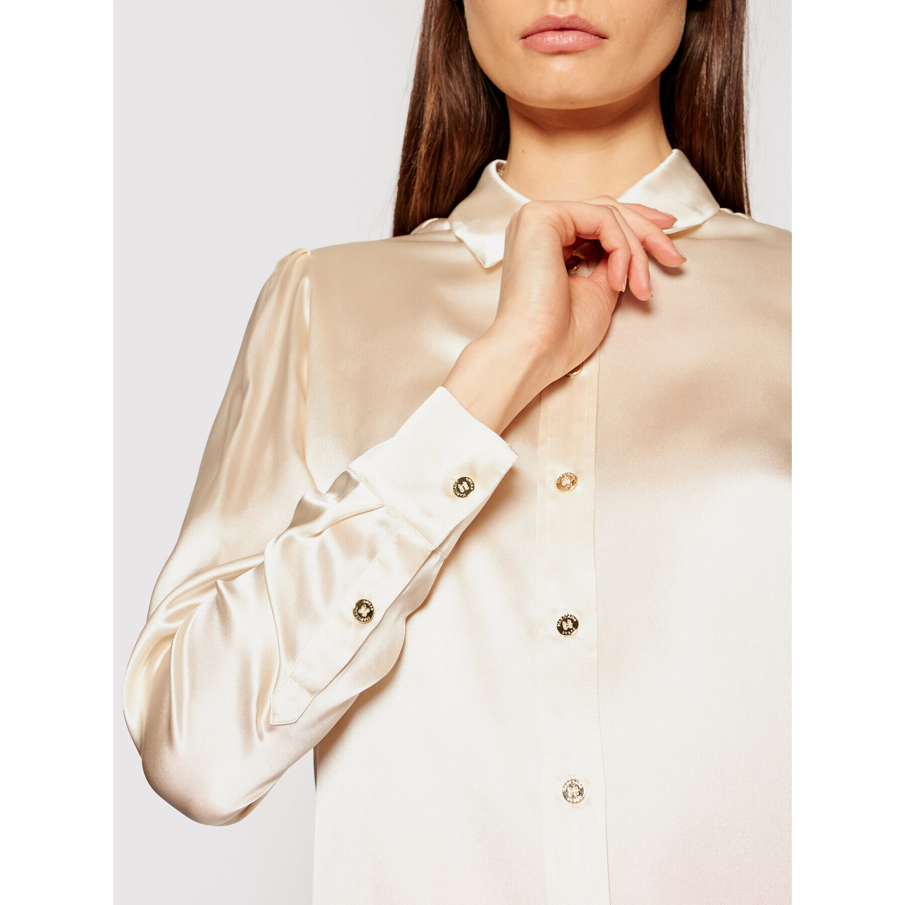 Marciano Guess Риза 1GG456 9457Z Бежов Regular Fit - Pepit.bg