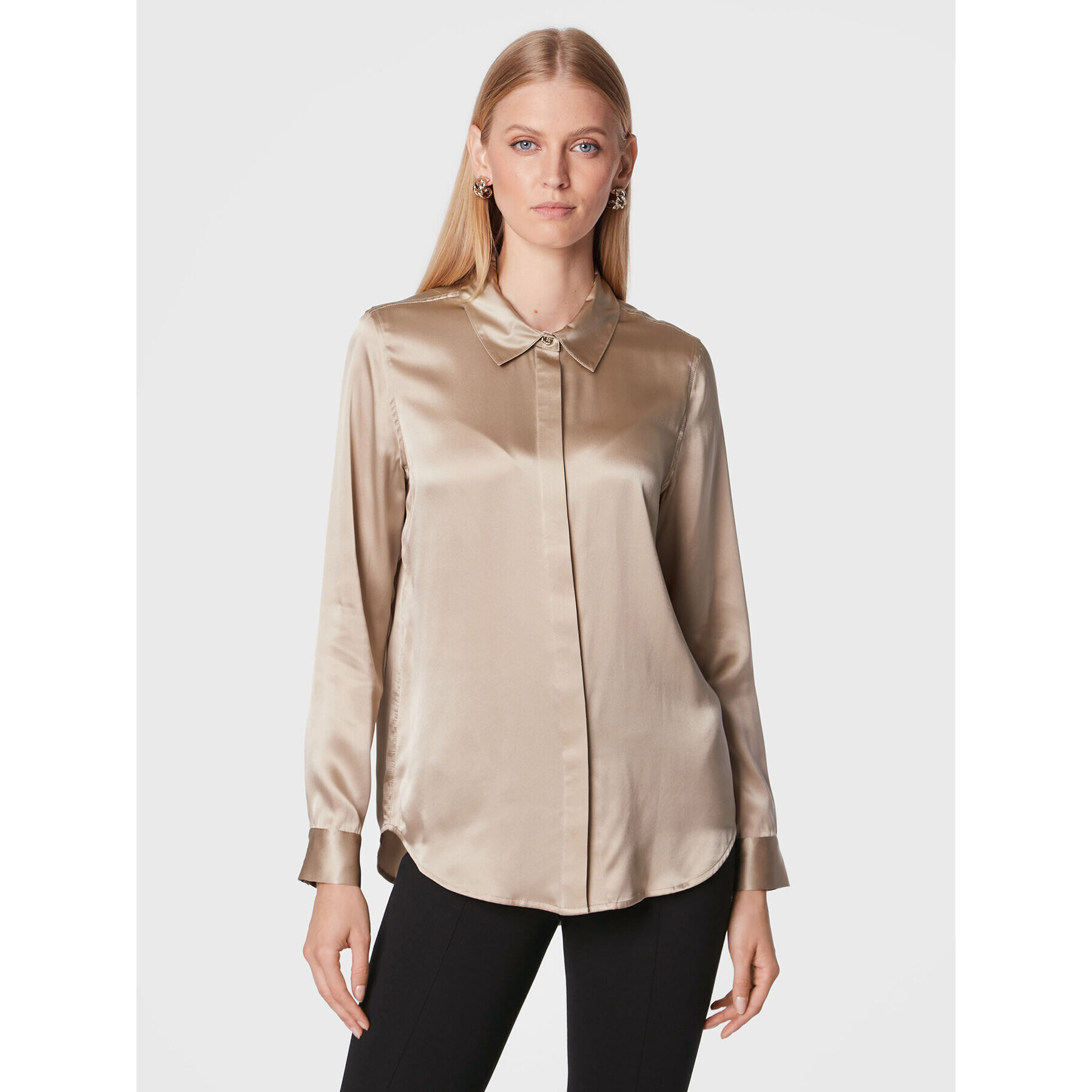 Marciano Guess Риза 2GGH19 9719Z Бежов Regular Fit - Pepit.bg