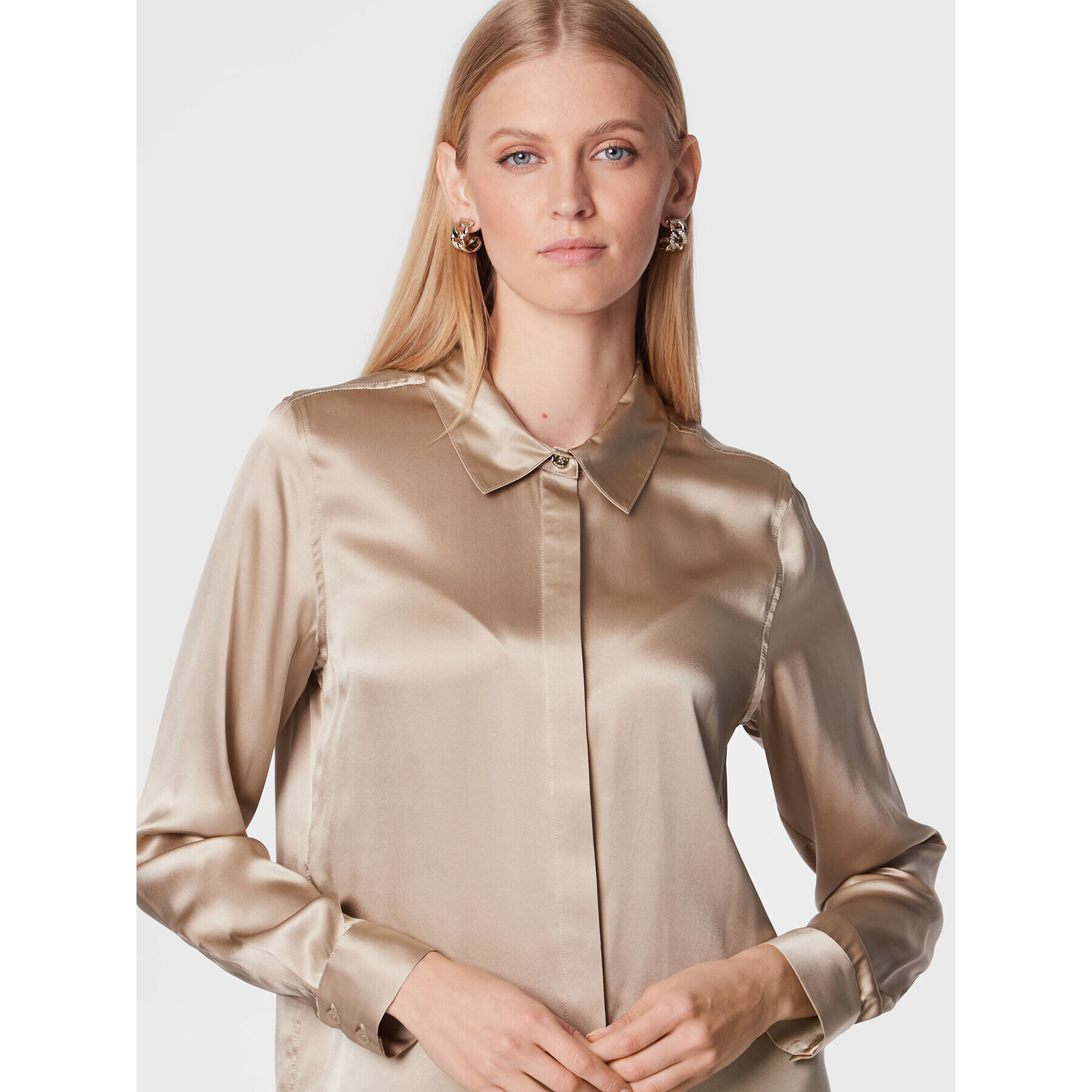 Marciano Guess Риза 2GGH19 9719Z Бежов Regular Fit - Pepit.bg