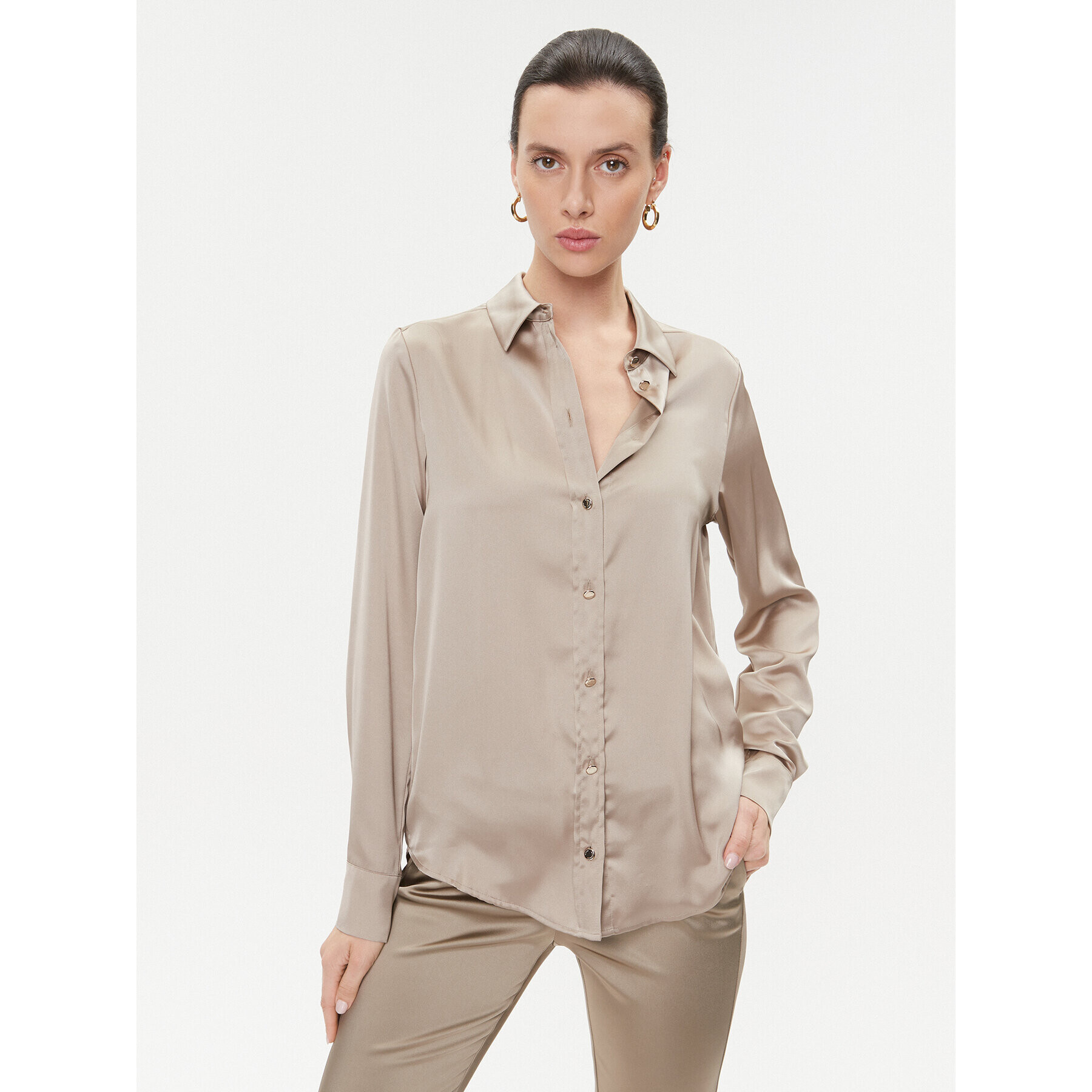 Marciano Guess Риза 3BGH55 9444Z Бежов Regular Fit - Pepit.bg