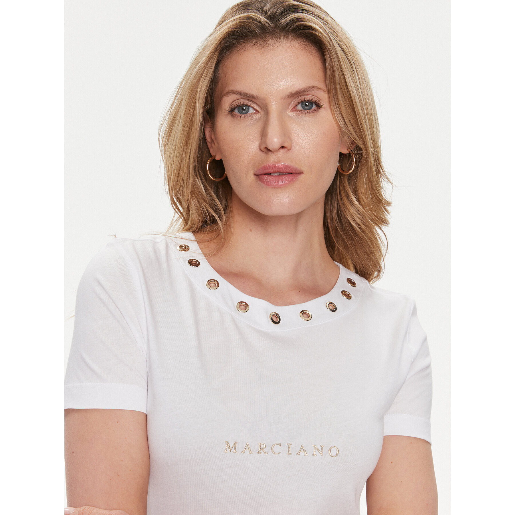 Marciano Guess Тишърт 4RGP24 6138A Бял Regular Fit - Pepit.bg