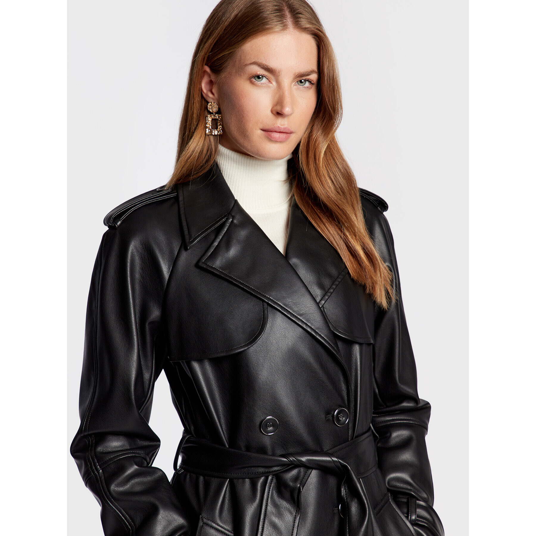 Marciano Guess Тренч 2BGL20 9646Z Черен Regular Fit - Pepit.bg