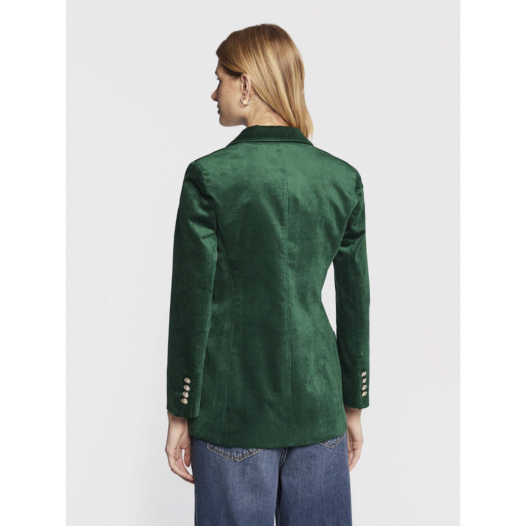 Marella Блейзър Factor 30460526 Зелен Slim Fit - Pepit.bg