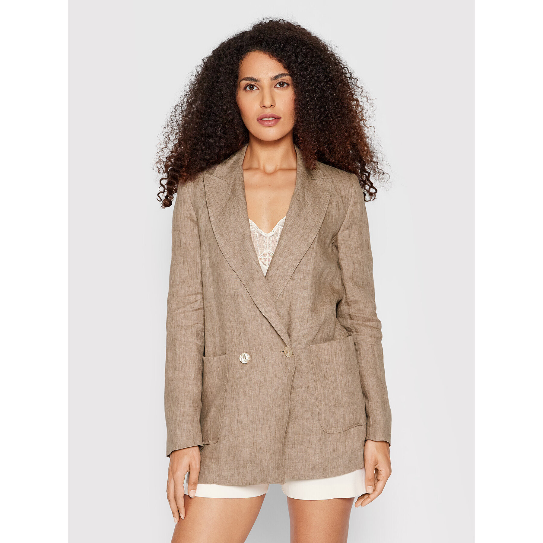 Marella Сако Meteora 30410522 Кафяв Regular Fit - Pepit.bg