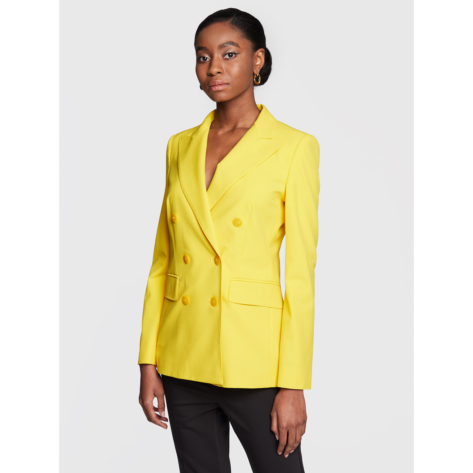 Marella Блейзър Opaline 2330411331 Жълт Regular Fit - Pepit.bg