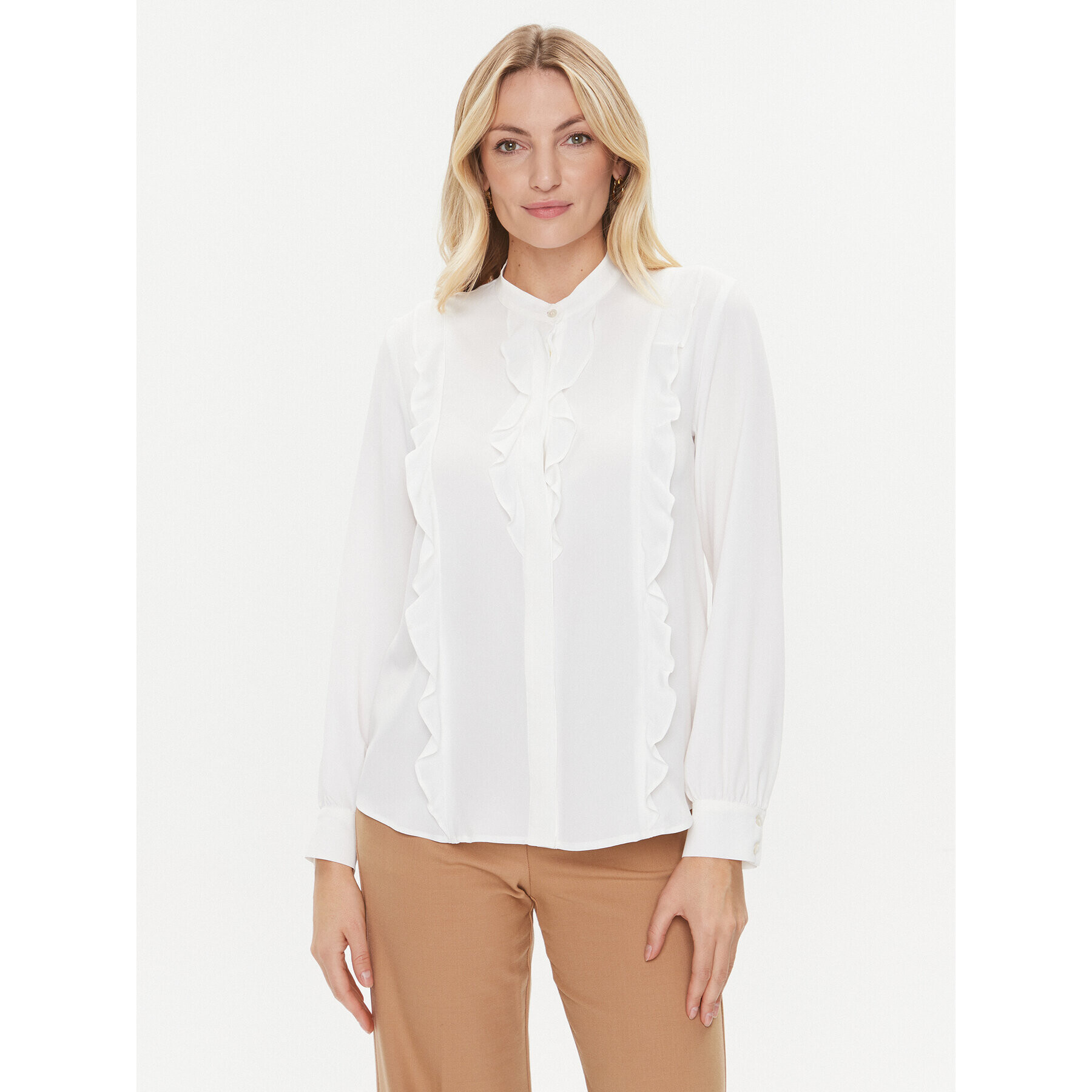 Marella Блуза Aguzze 2331160536200 Екрю Regular Fit - Pepit.bg