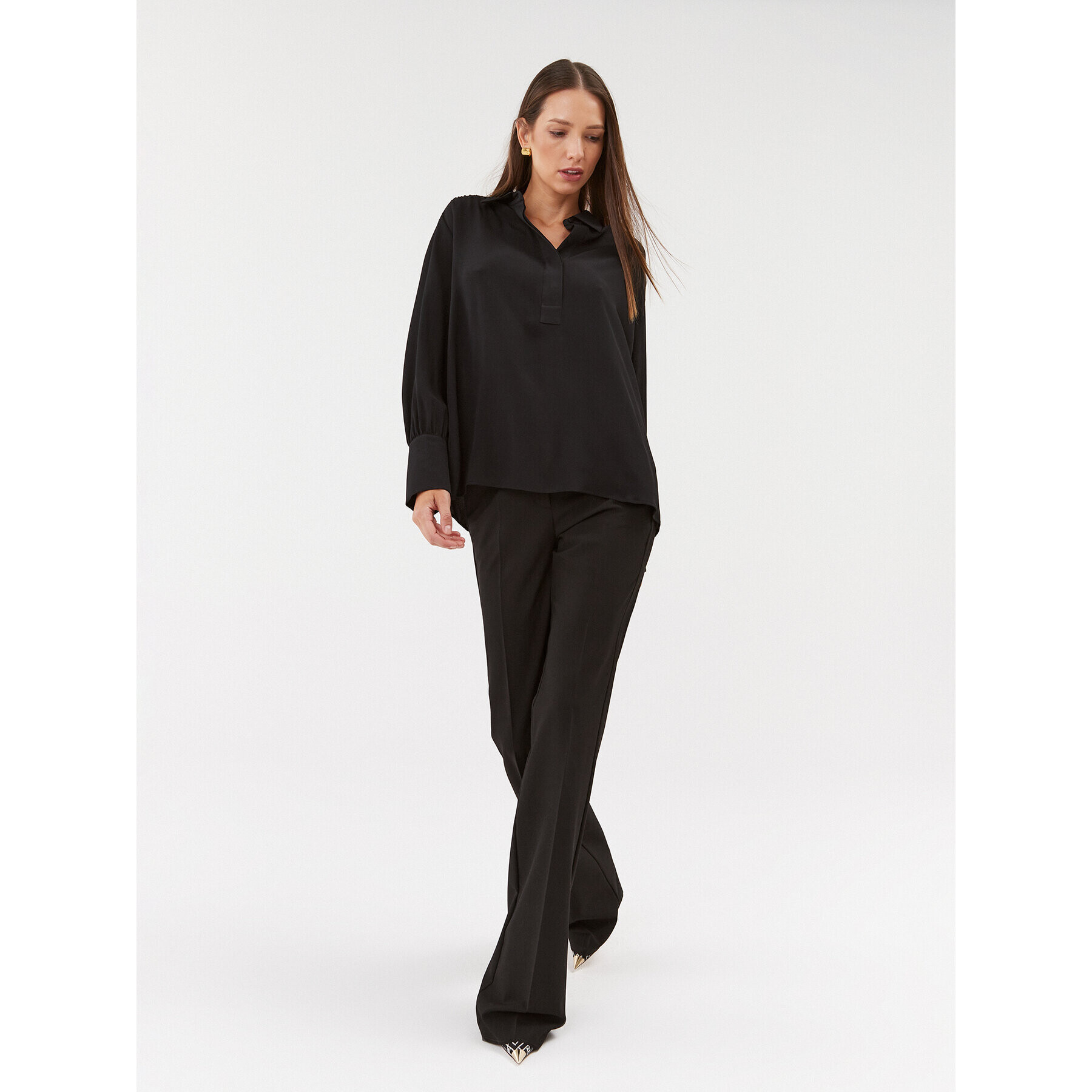 Marella Блуза Apis 2331160838200 Черен Regular Fit - Pepit.bg
