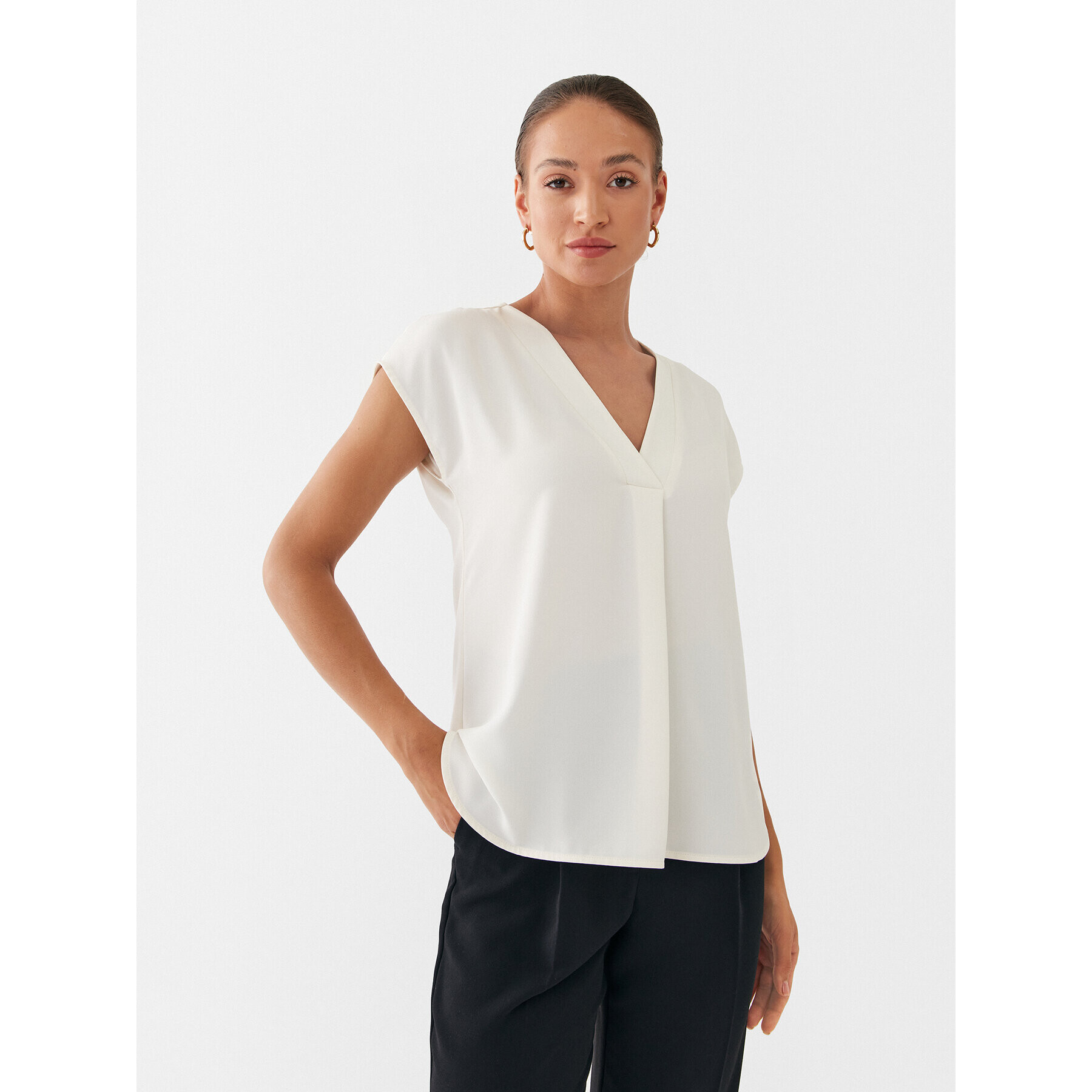Marella Блуза Brina 2331160333 Бял Regular Fit - Pepit.bg