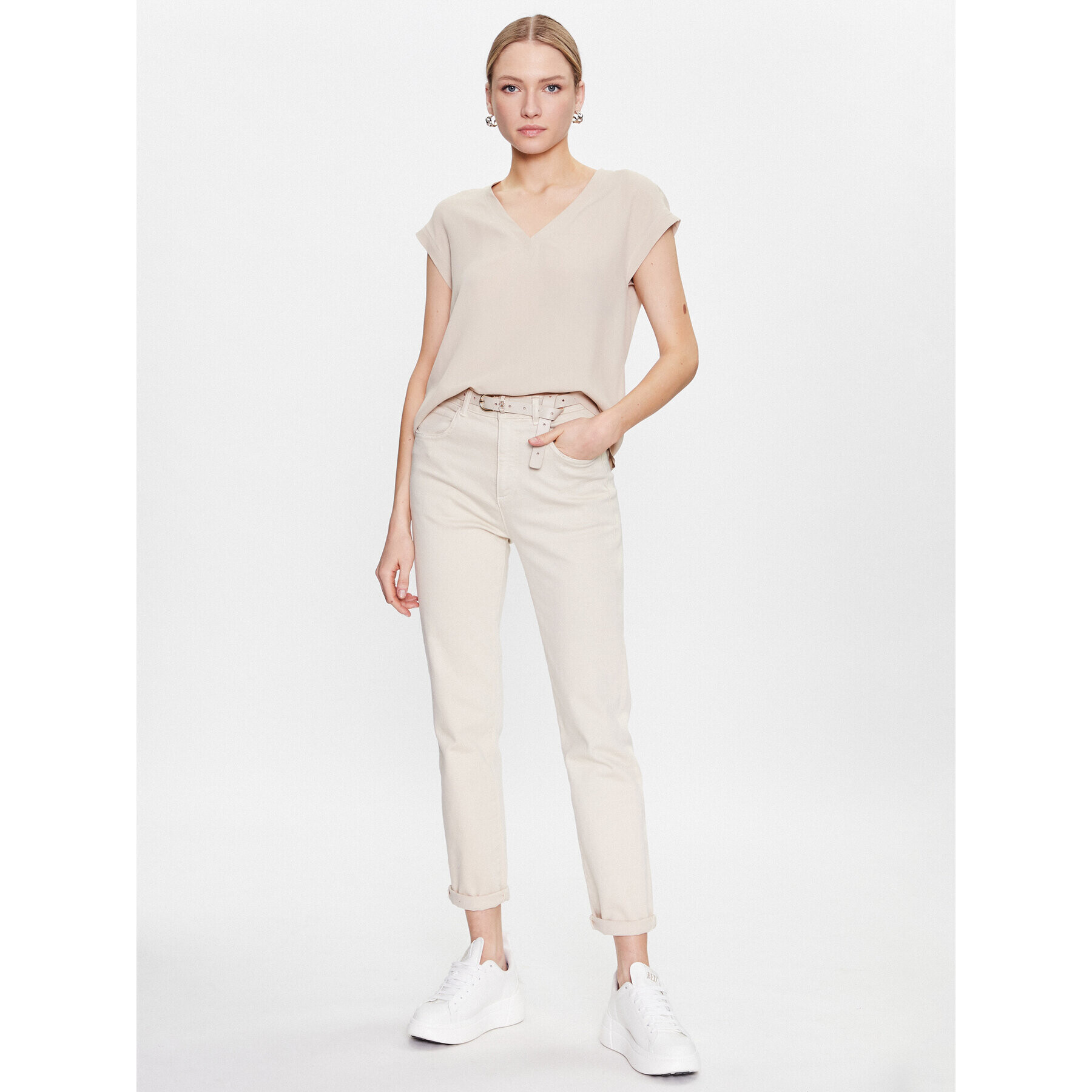 Marella Блуза Cindy 2331111134 Бежов Regular Fit - Pepit.bg