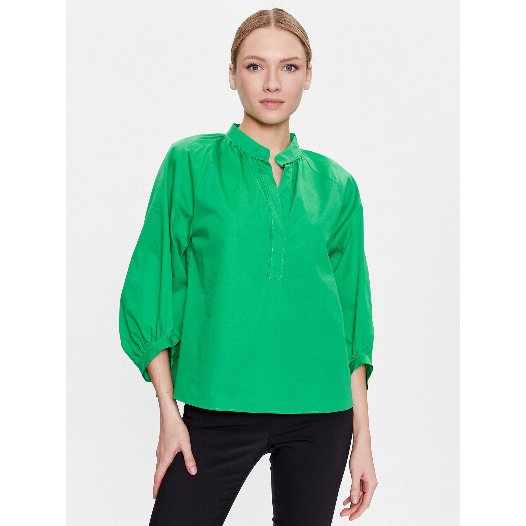 Marella Блуза Cotone 2331111834 Зелен Oversize - Pepit.bg