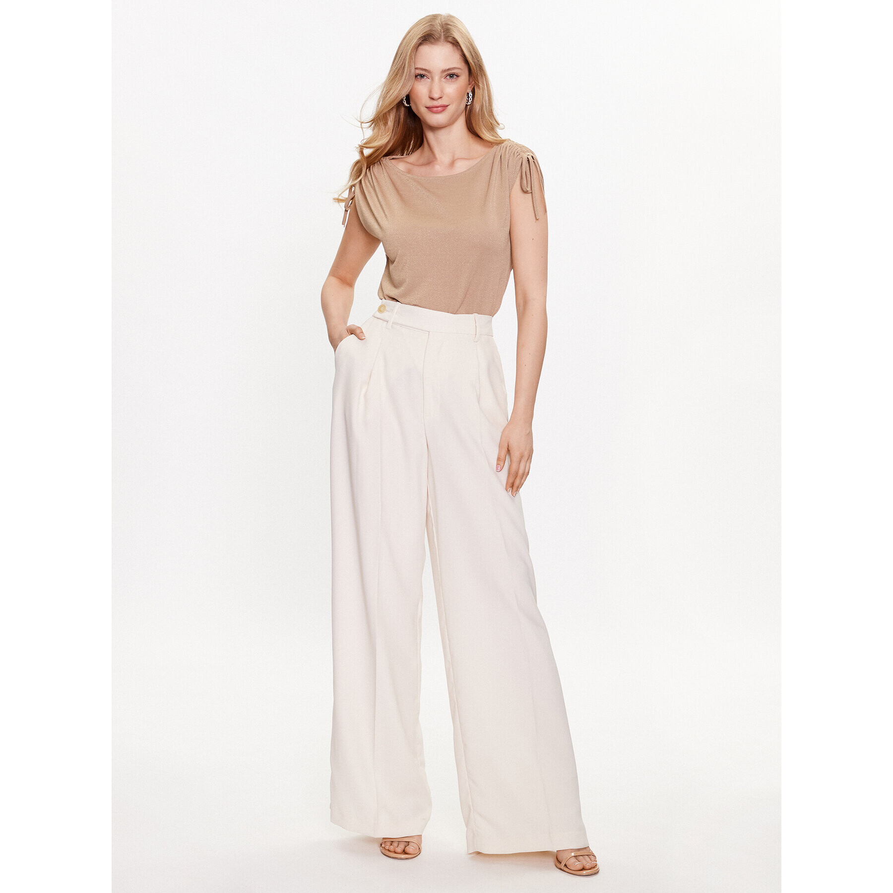 Marella Блуза Elmo 2339410735 Бежов Regular Fit - Pepit.bg