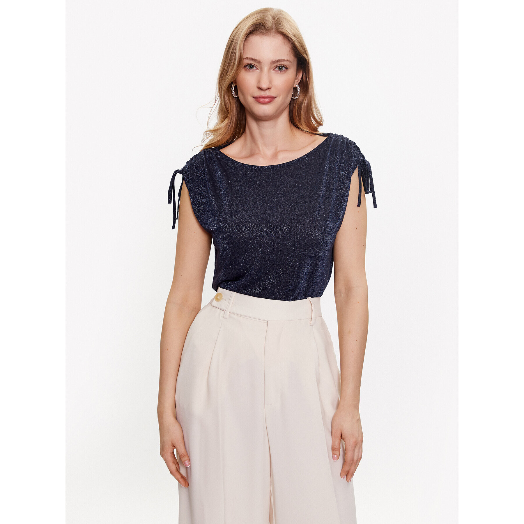 Marella Блуза Elmo 2339410735 Тъмносин Regular Fit - Pepit.bg