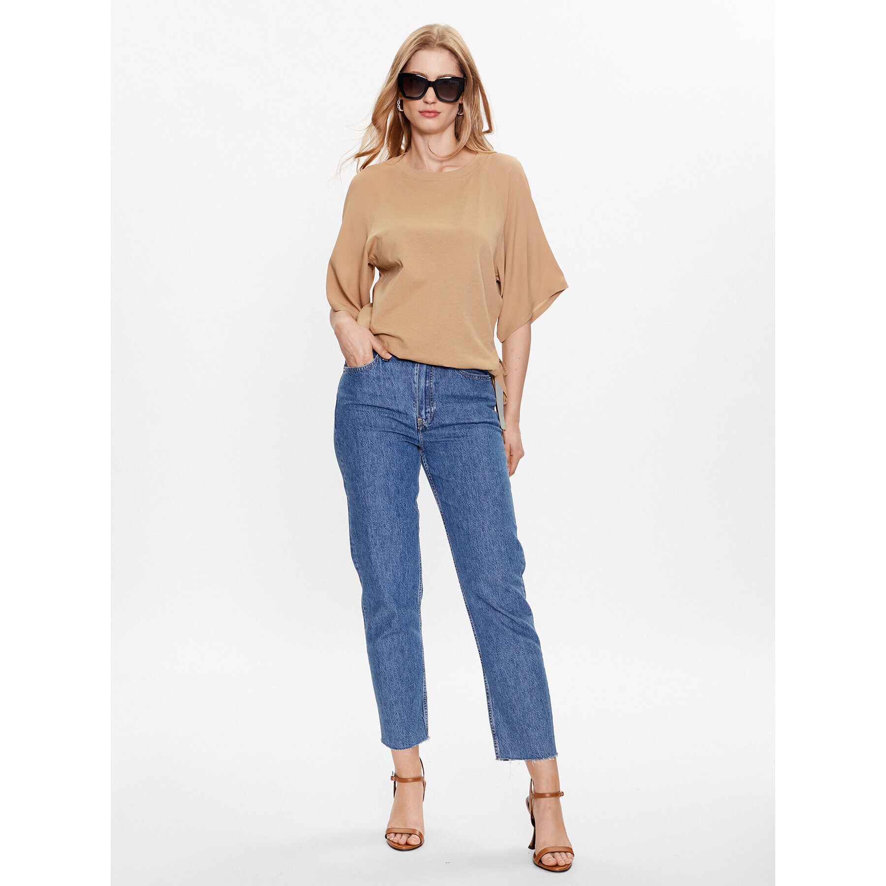 Marella Блуза Fatuo 2339410635 Бежов Regular Fit - Pepit.bg