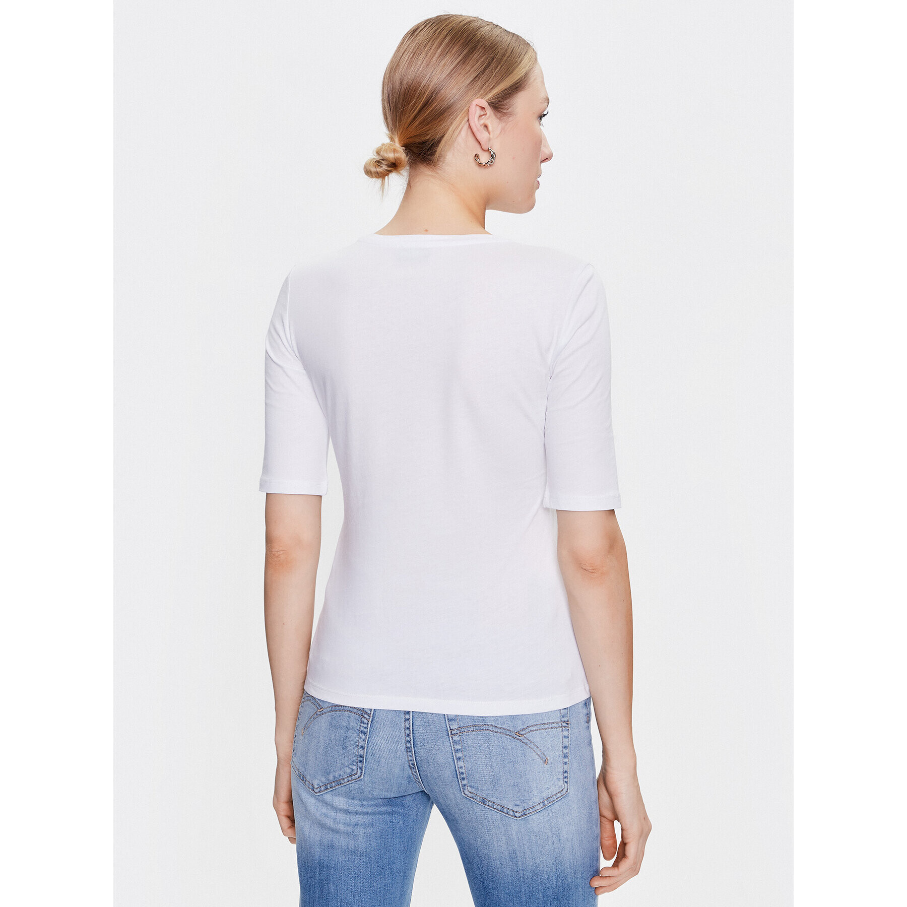 Marella Блуза Fauna 2339710434 Бял Slim Fit - Pepit.bg