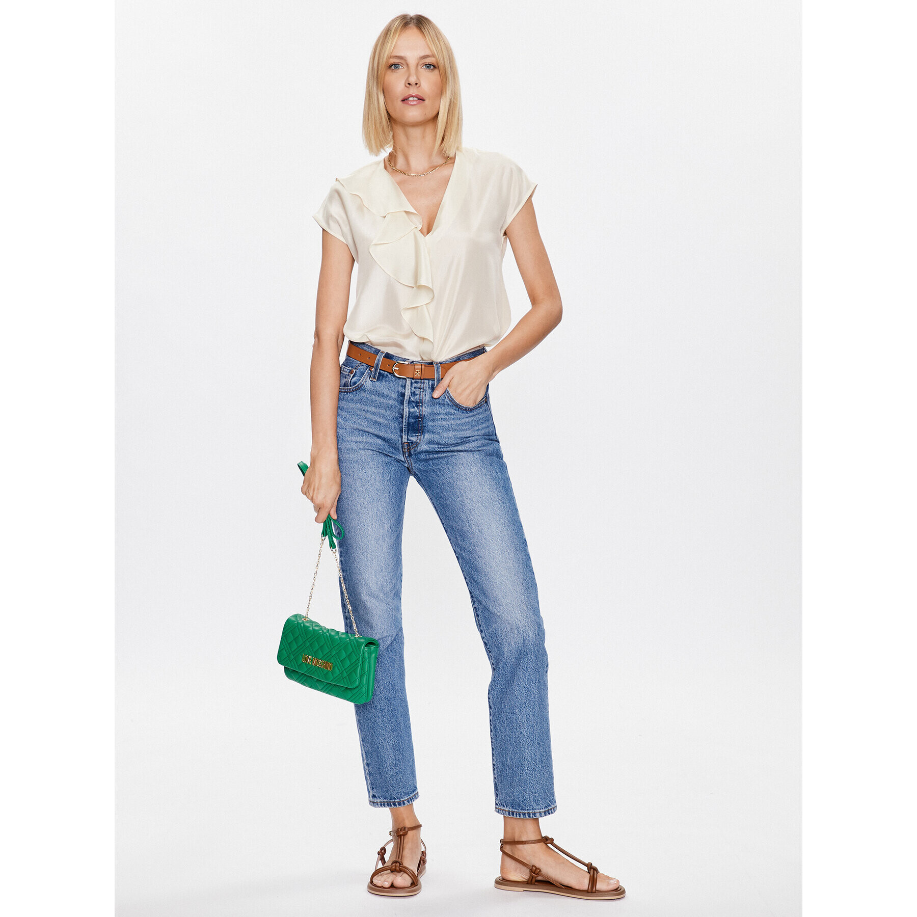 Marella Блуза Gentile 2331111332 Бежов Regular Fit - Pepit.bg