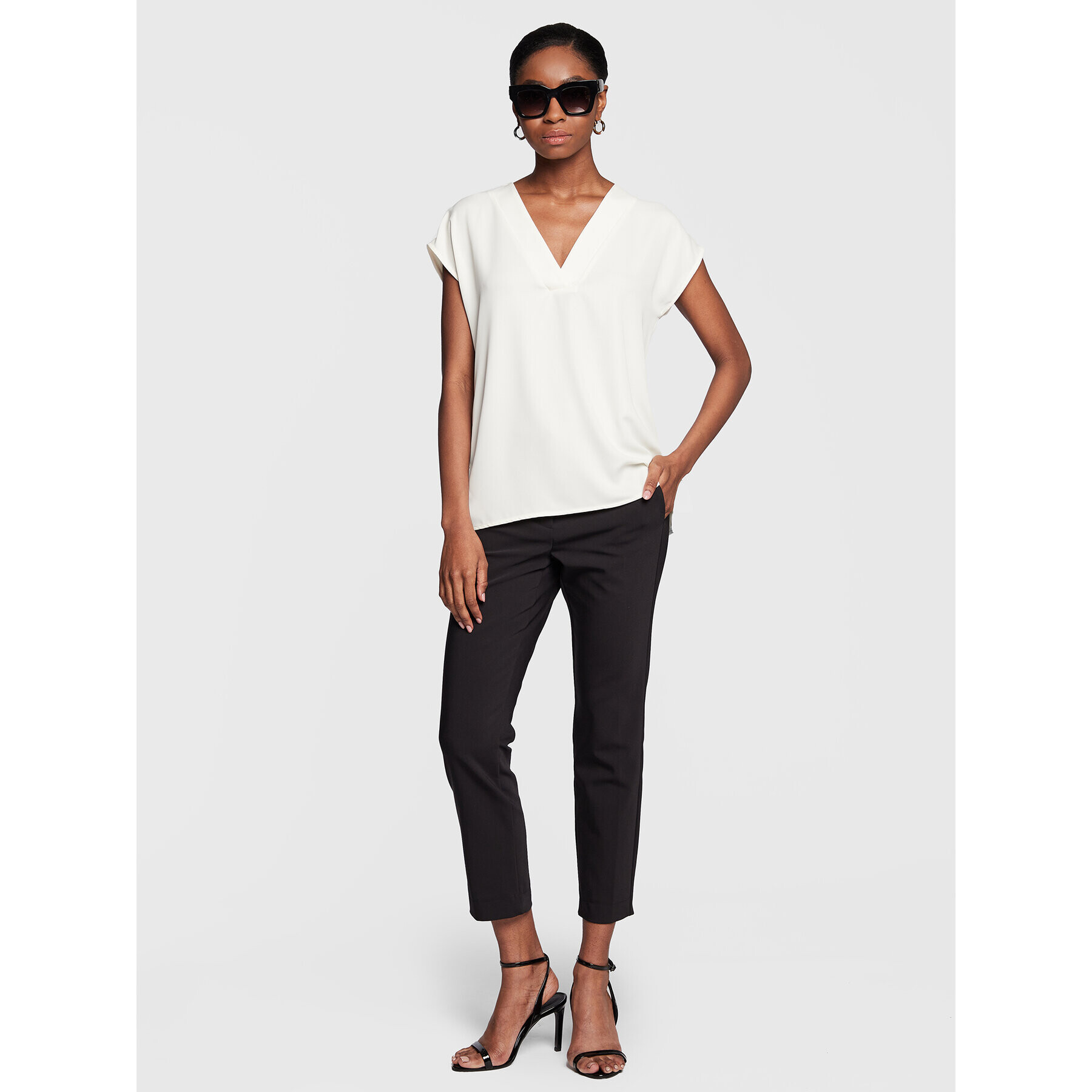Marella Блуза Globo 2331110433 Екрю Regular Fit - Pepit.bg