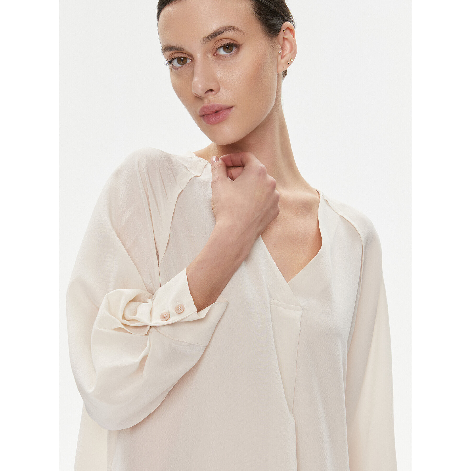 Marella Блуза Ivan 2331160339200 Екрю Regular Fit - Pepit.bg