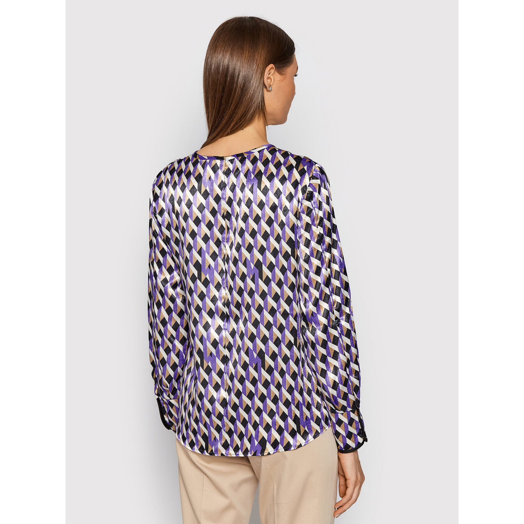 Marella Блуза Nabot 31160316 Виолетов Relaxed Fit - Pepit.bg