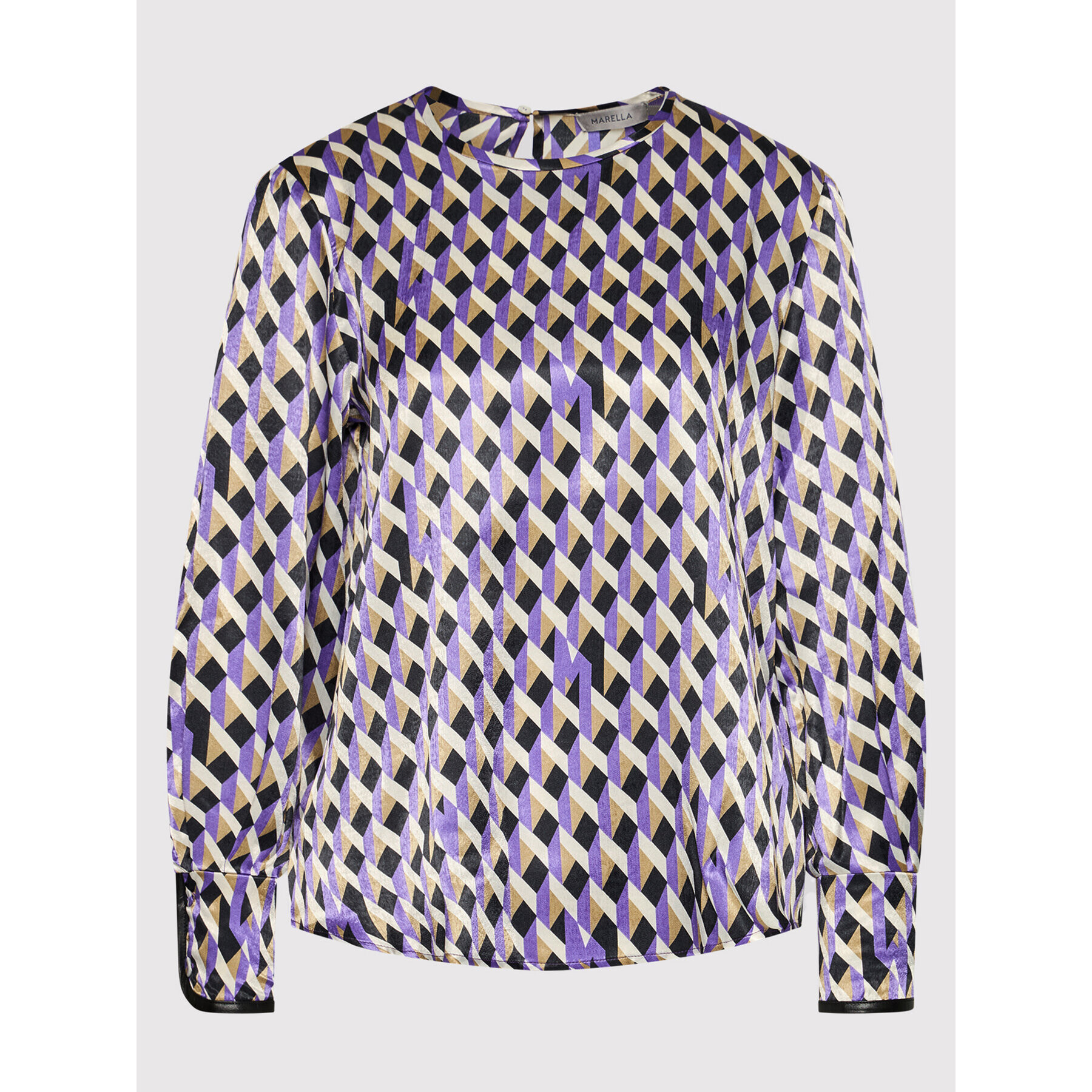 Marella Блуза Nabot 31160316 Виолетов Relaxed Fit - Pepit.bg