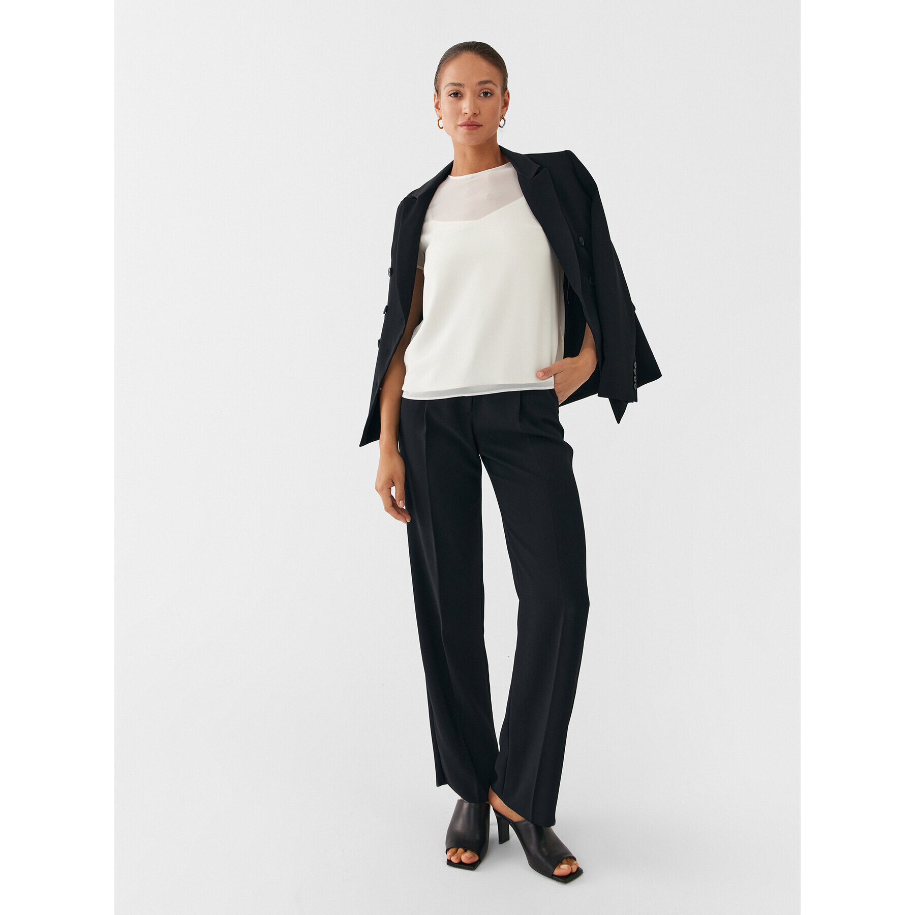 Marella Блуза Nid 2331160833 Бял Regular Fit - Pepit.bg