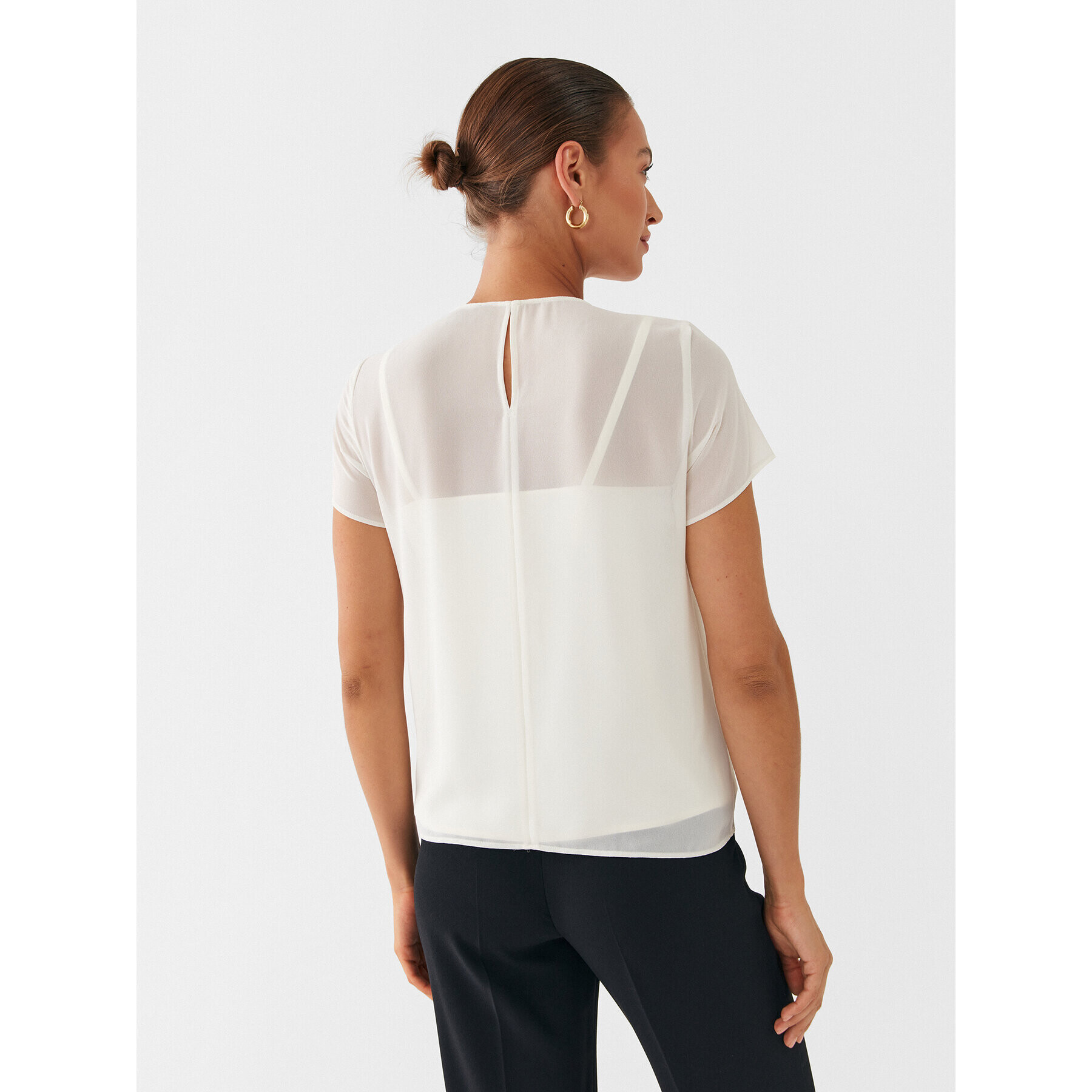 Marella Блуза Nid 2331160833 Бял Regular Fit - Pepit.bg