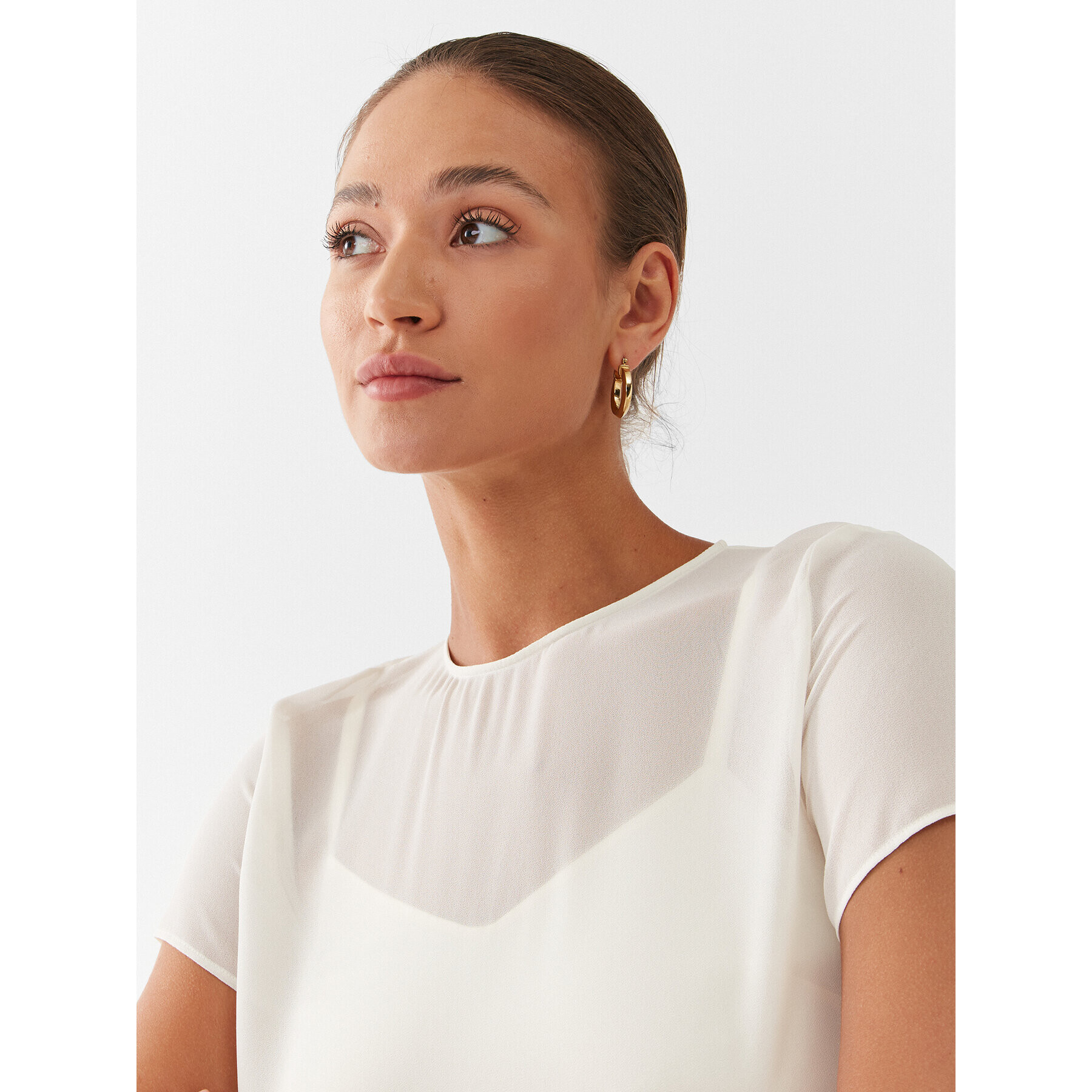 Marella Блуза Nid 2331160833 Бял Regular Fit - Pepit.bg