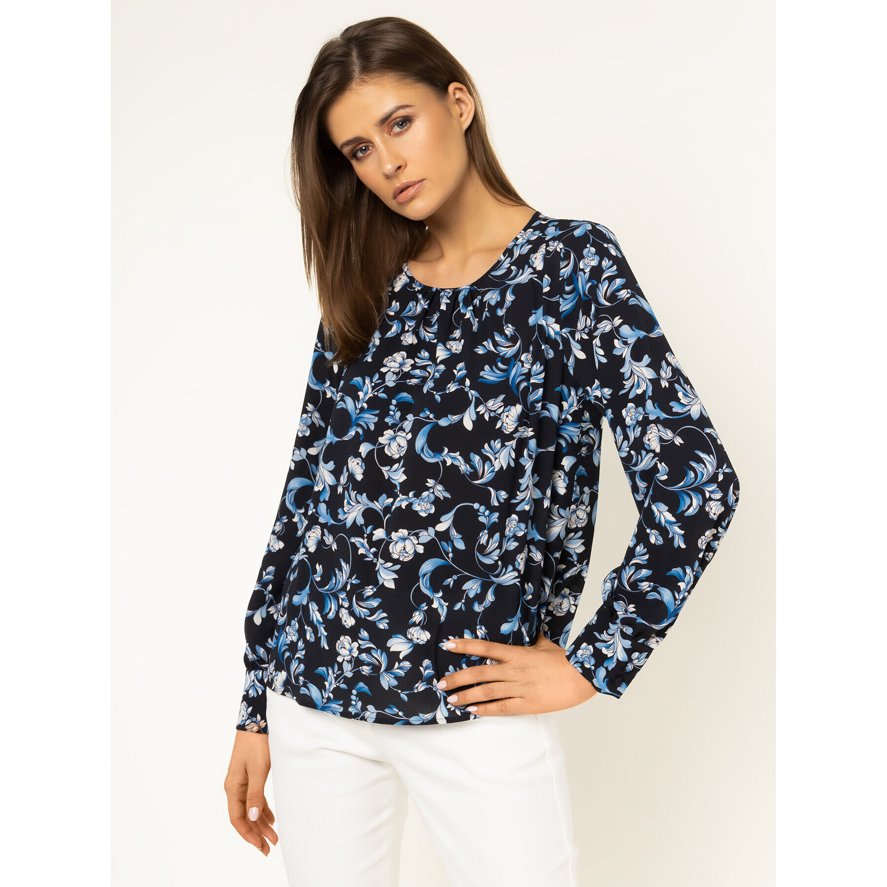 Marella Блуза Pulce 31110601 Тъмносин Regular Fit - Pepit.bg