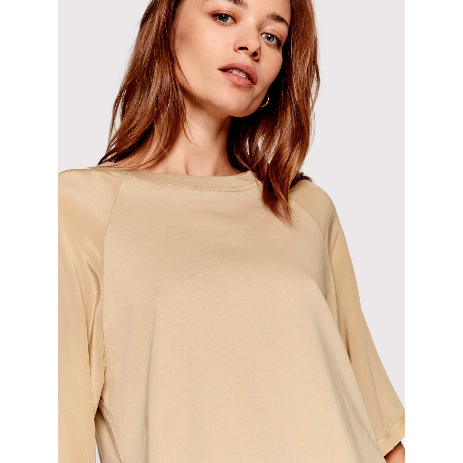 Marella Блуза Ricamo 39410425 Бежов Regular Fit - Pepit.bg
