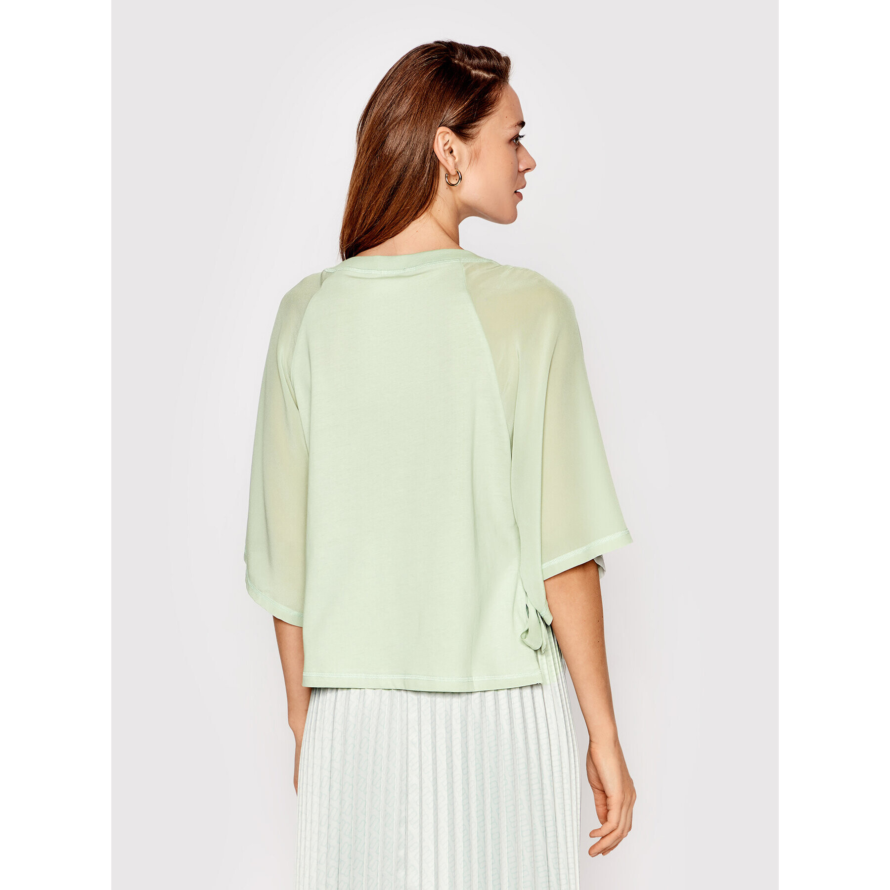 Marella Блуза Ricamo 39410425 Зелен Regular Fit - Pepit.bg
