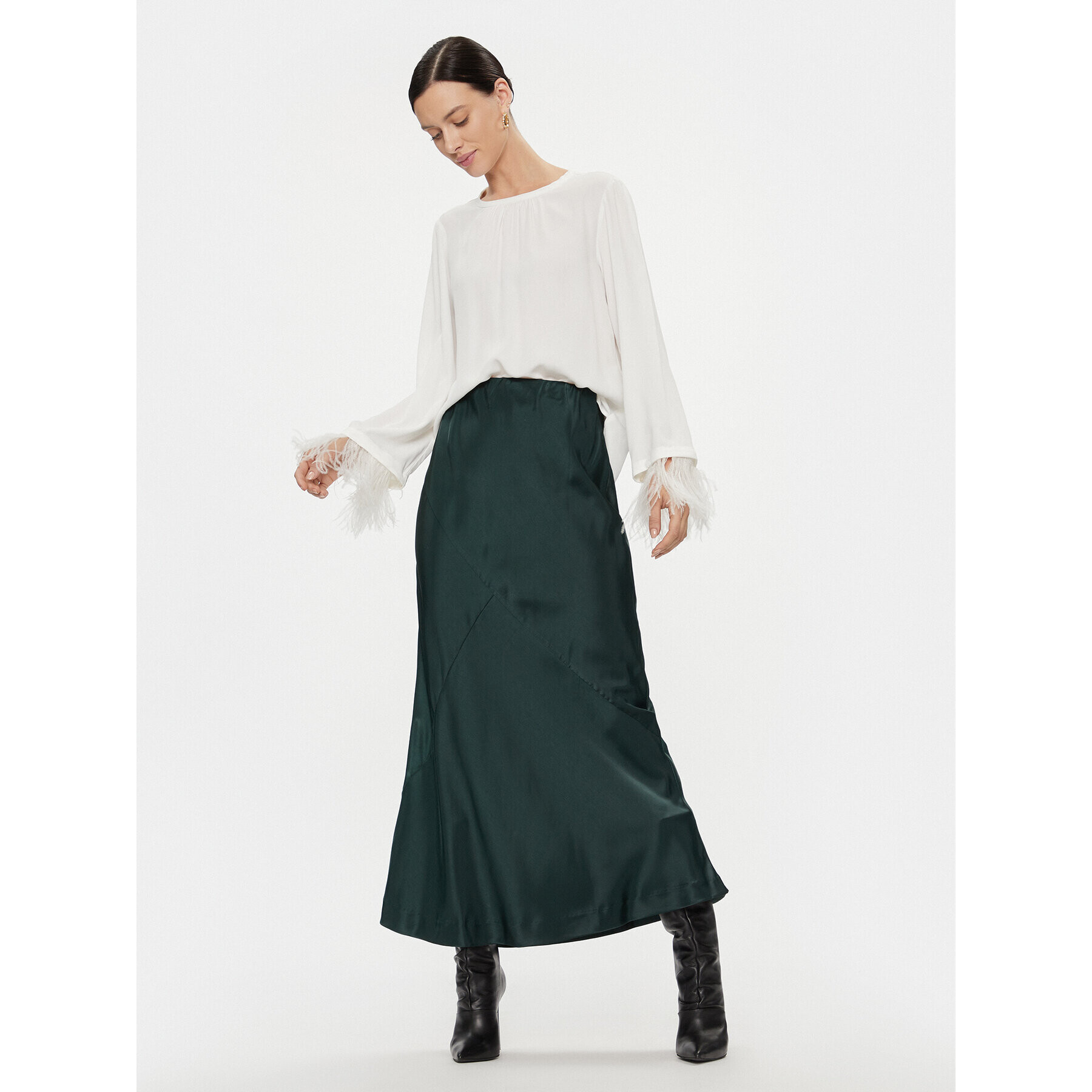 Marella Блуза Rivista 2331160936200 Екрю Regular Fit - Pepit.bg