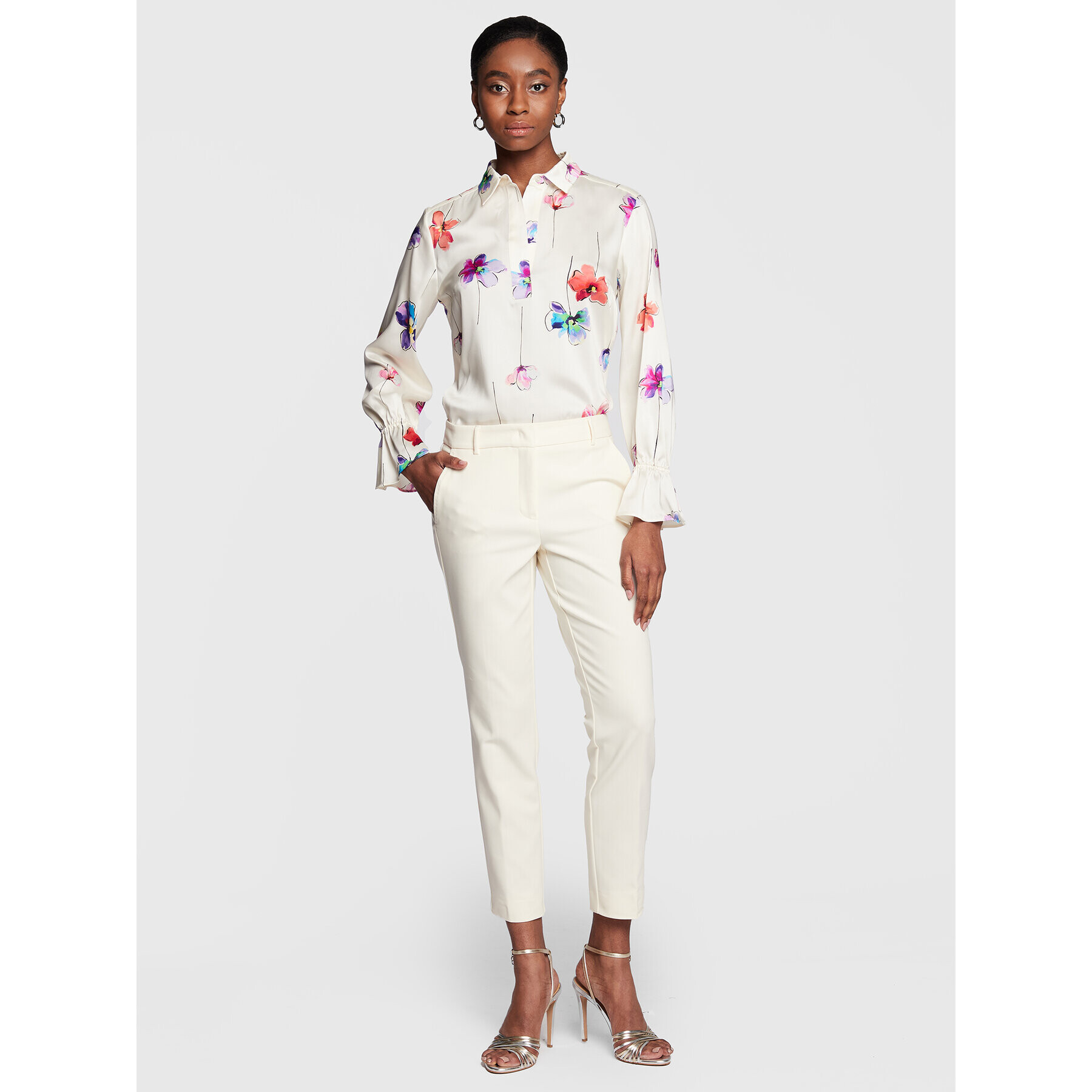 Marella Блуза Robin 2331111631 Бежов Regular Fit - Pepit.bg