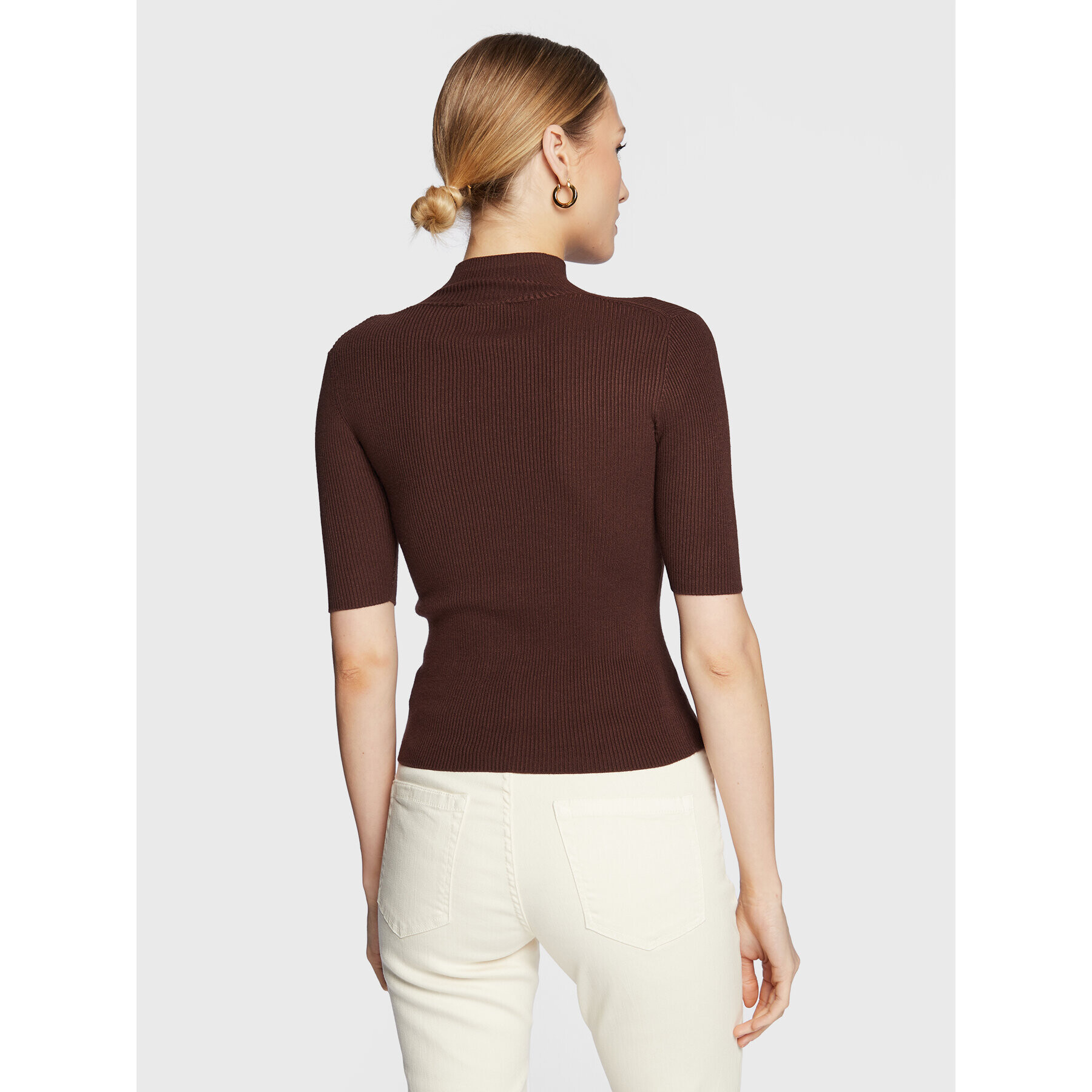 Marella Блуза Romolo 33660629 Кафяв Slim Fit - Pepit.bg