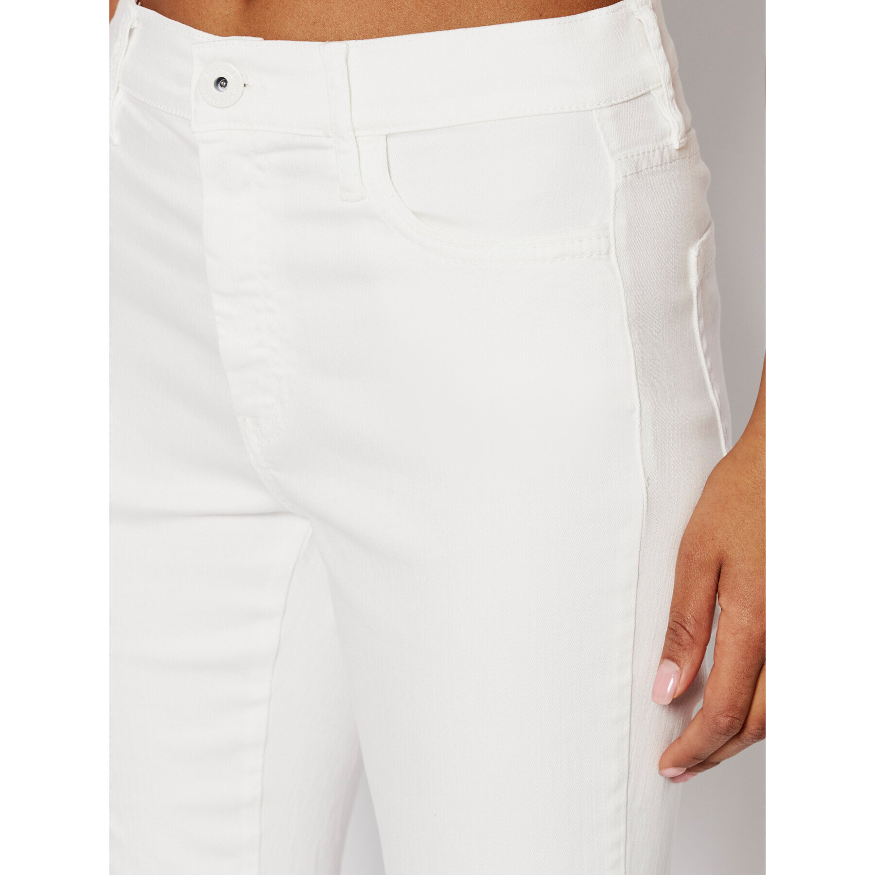 Marella Дънки Lien 31310425 Бял Skinny Fit - Pepit.bg