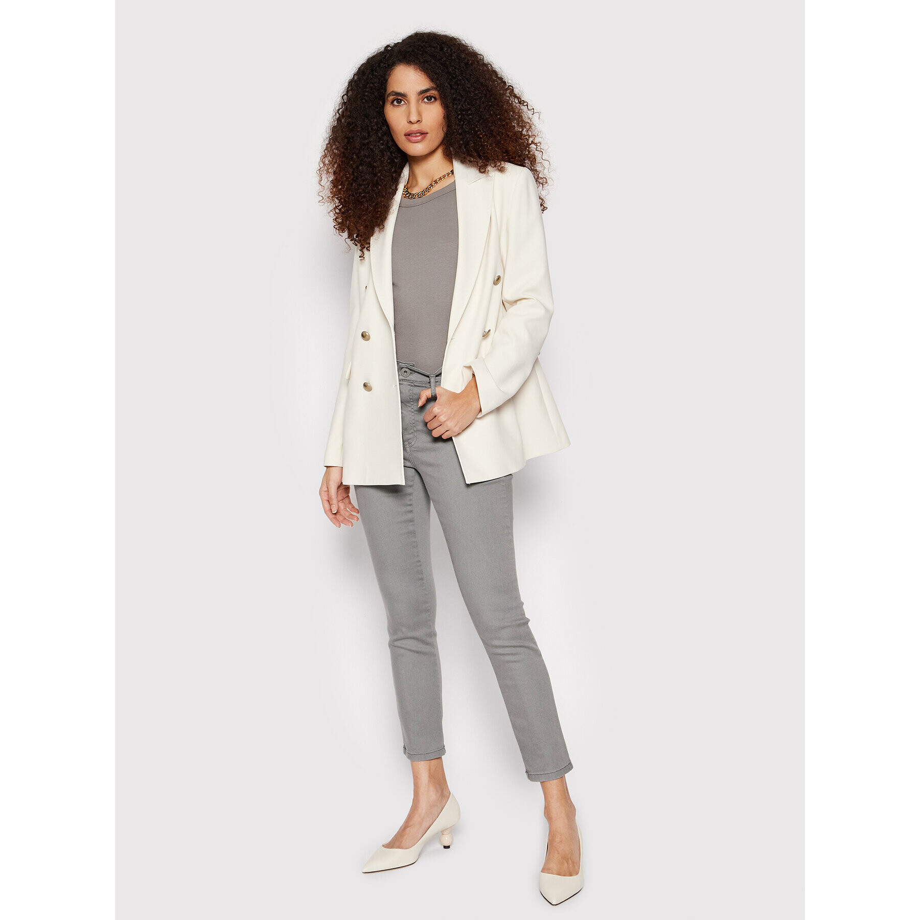 Marella Дънки Lien 31310425 Сив Skinny Fit - Pepit.bg