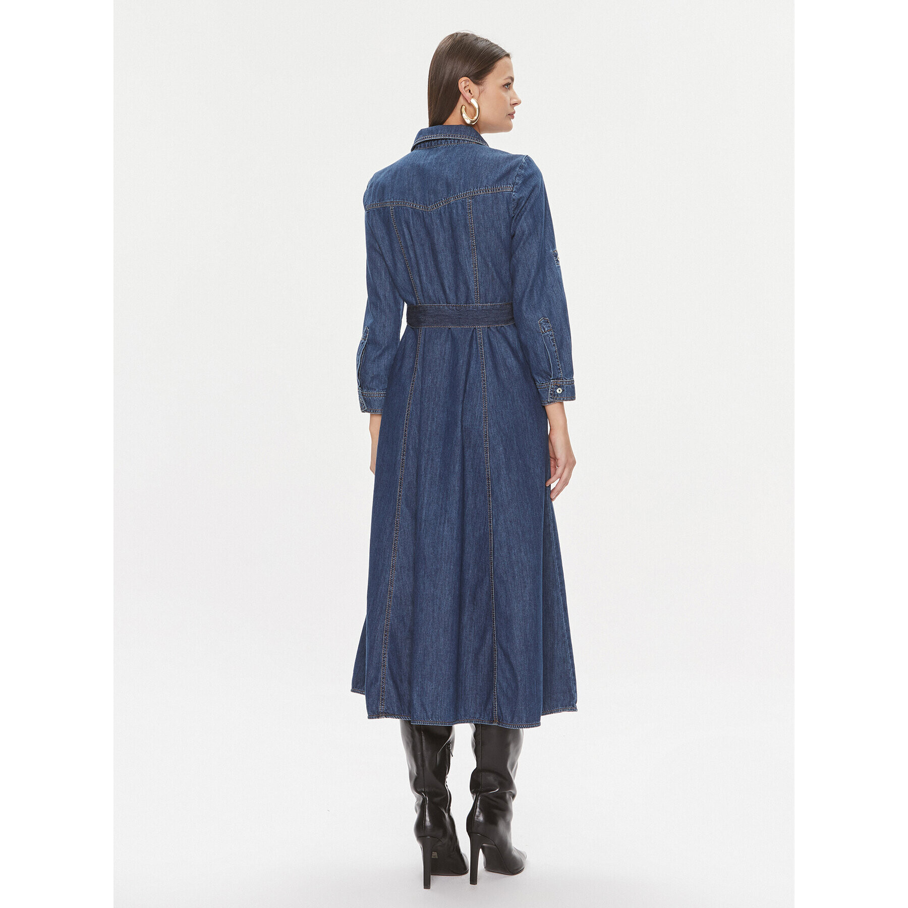 Marella Дънкова рокля Alarico 2413221044 Тъмносин Regular Fit - Pepit.bg