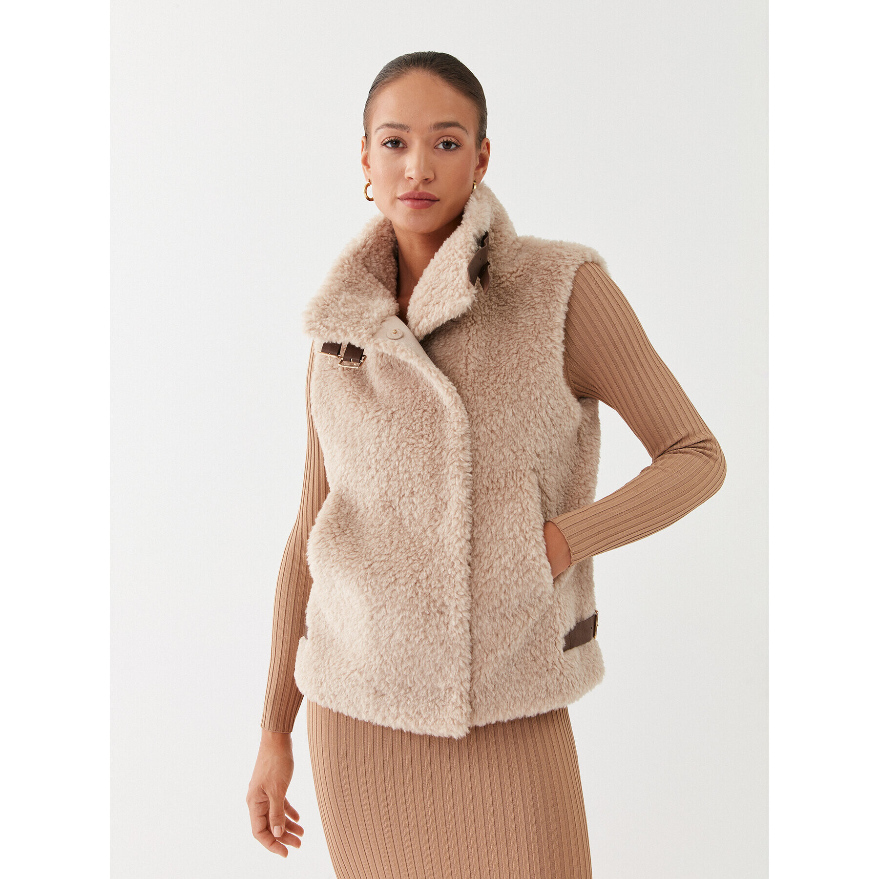 Marella Елек Affine 34560326 Бежов Regular Fit - Pepit.bg