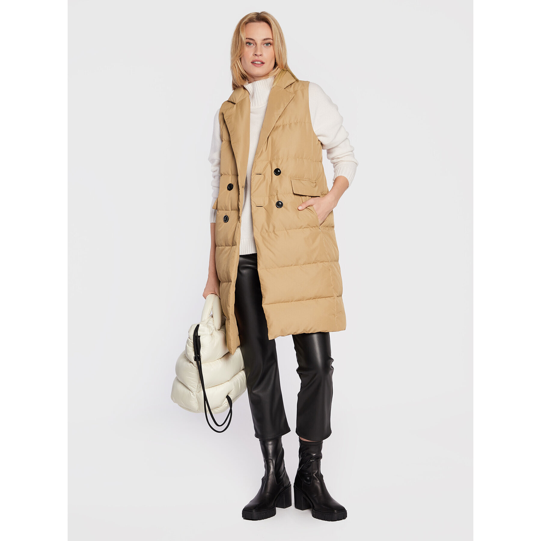 Marella Елек Mach 32960227 Бежов Regular Fit - Pepit.bg